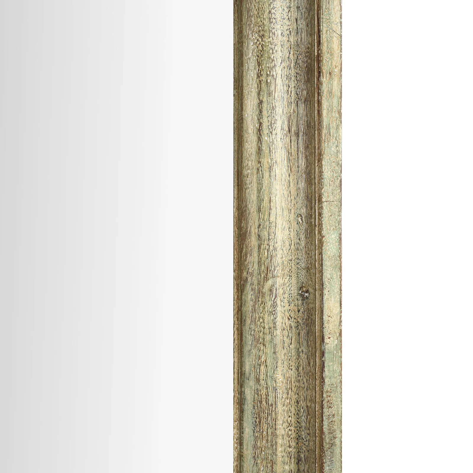 Large Green Painted Mirror Made From Reclaimed Teak - Image 7