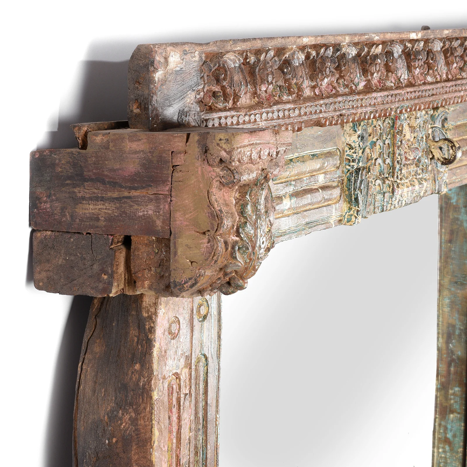 Indian Door Mirror From Saurashtra - 19thC (133 x 190cm) - Image 4
