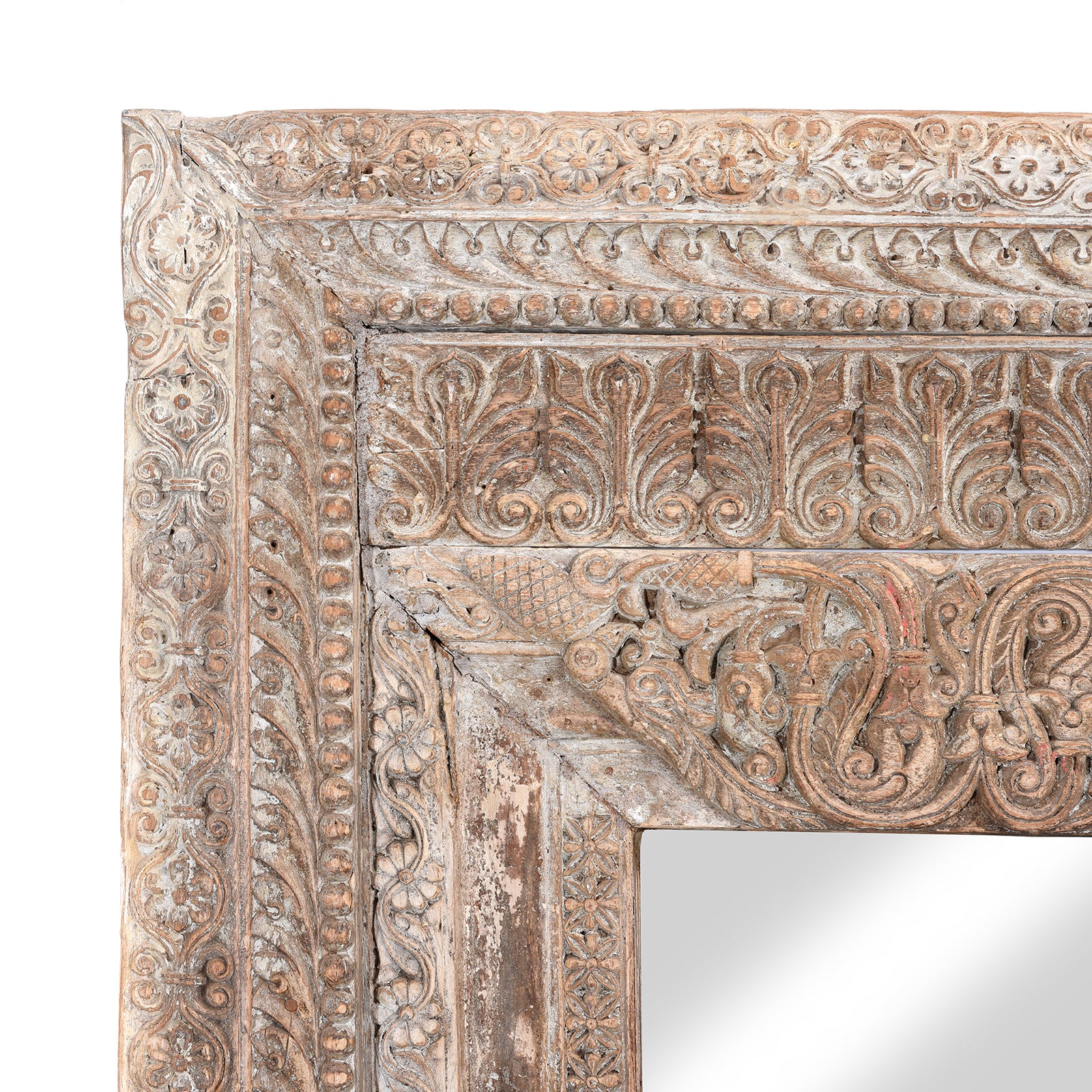 Large Indian Door Mirror From Saurashtra - 18thC (140 x 207cm) - Image 2