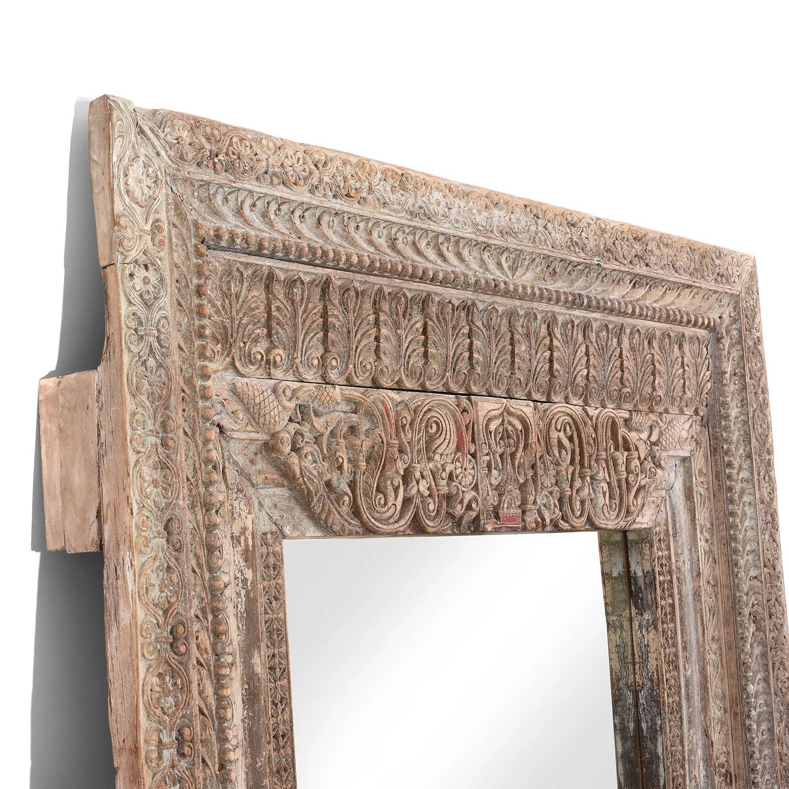 Large Indian Door Mirror From Saurashtra - 18thC (140 x 207cm) - Image 3