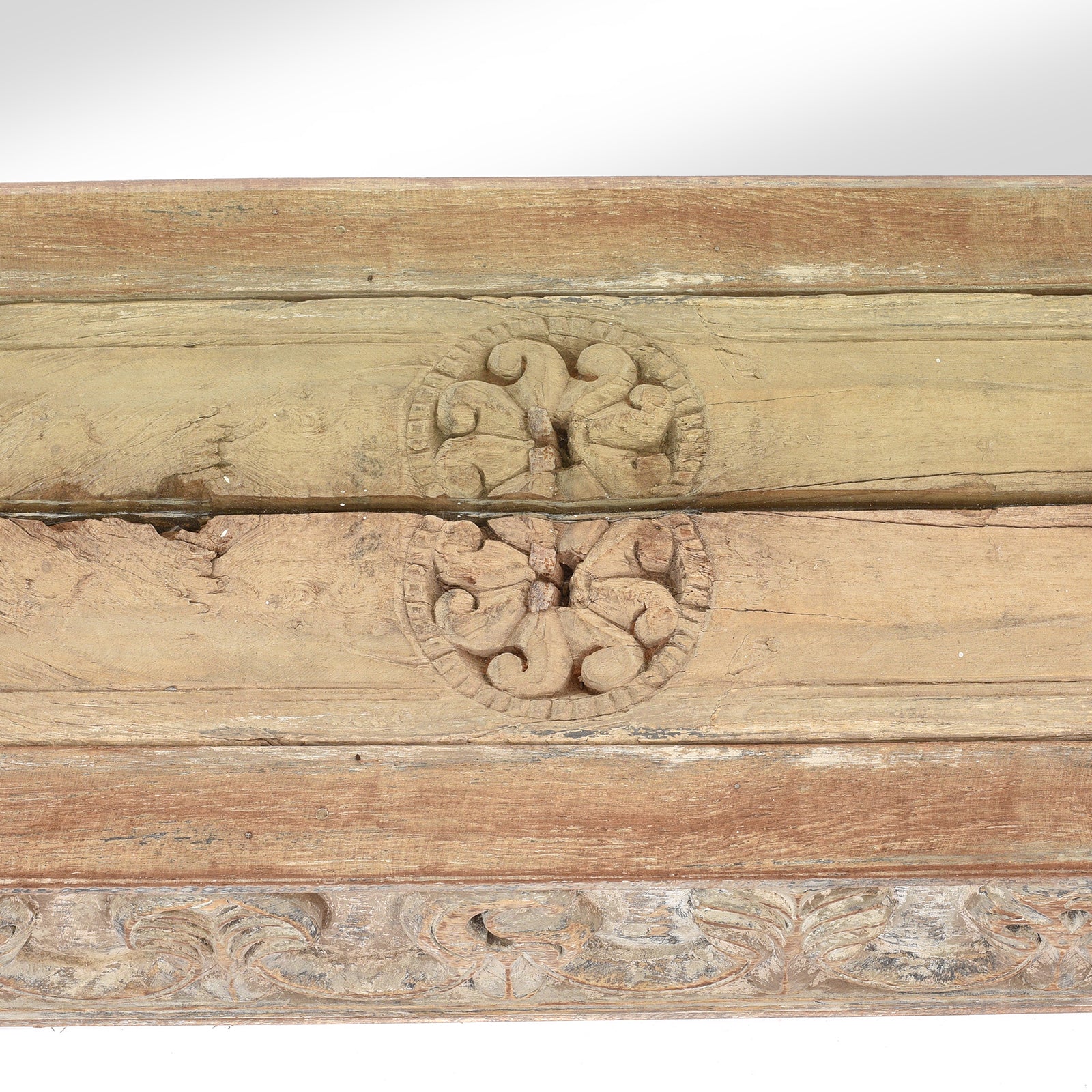 Large Indian Door Mirror From Saurashtra - 18thC (140 x 207cm) - Image 5