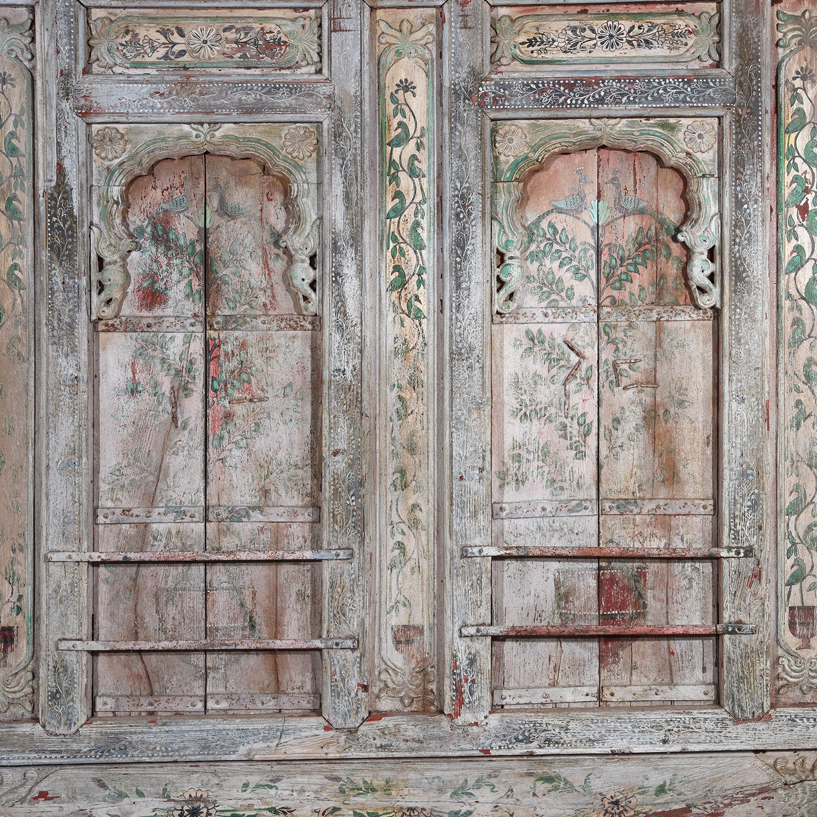 Indian Balcony Panel Kutch - 19th Century With Later Painting - Image 3