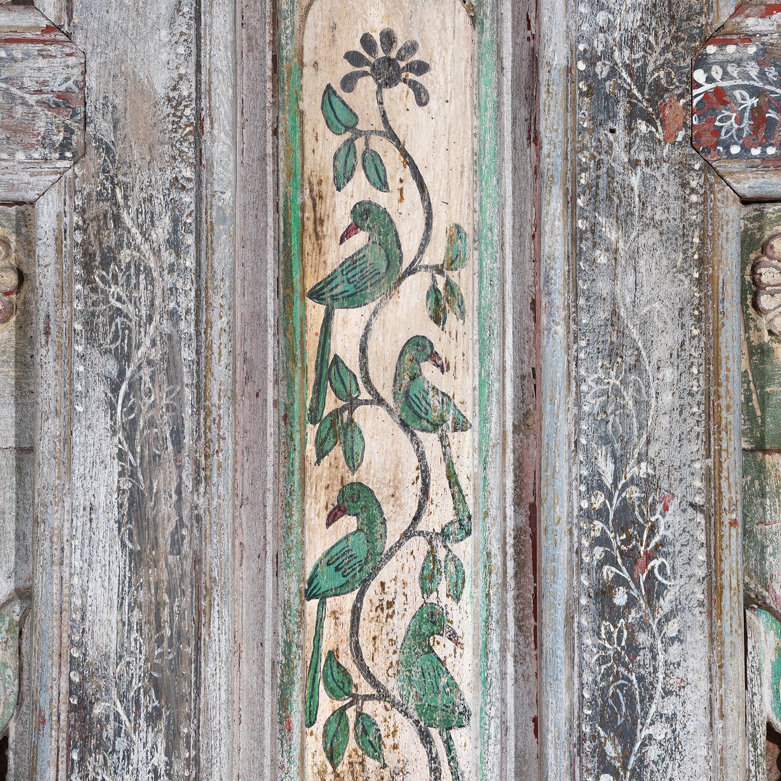 Indian Balcony Panel Kutch - 19th Century With Later Painting - Image 6