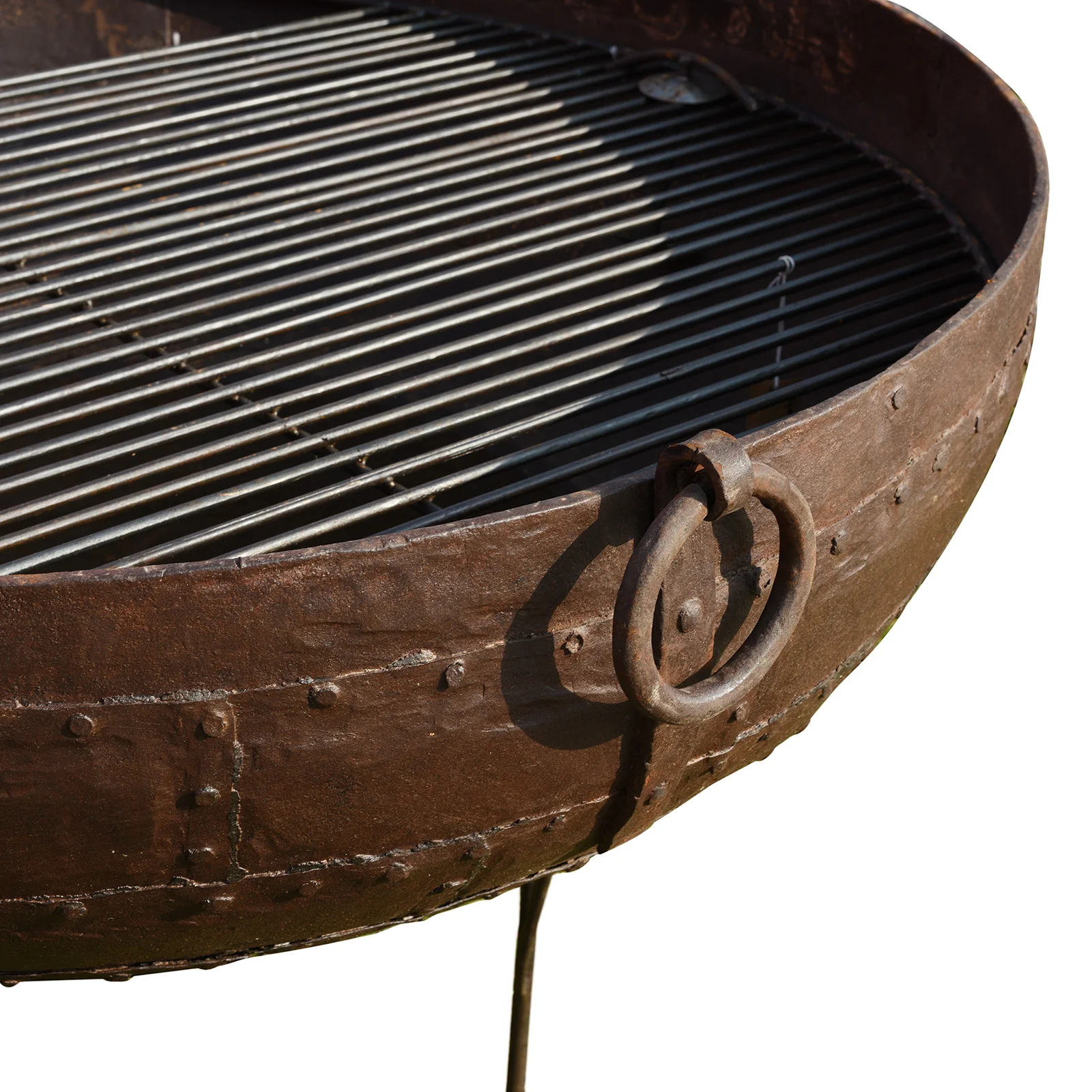 Old 1920's Kadai - Indian Fire Bowl From Rajasthan - 135cm - Image 2