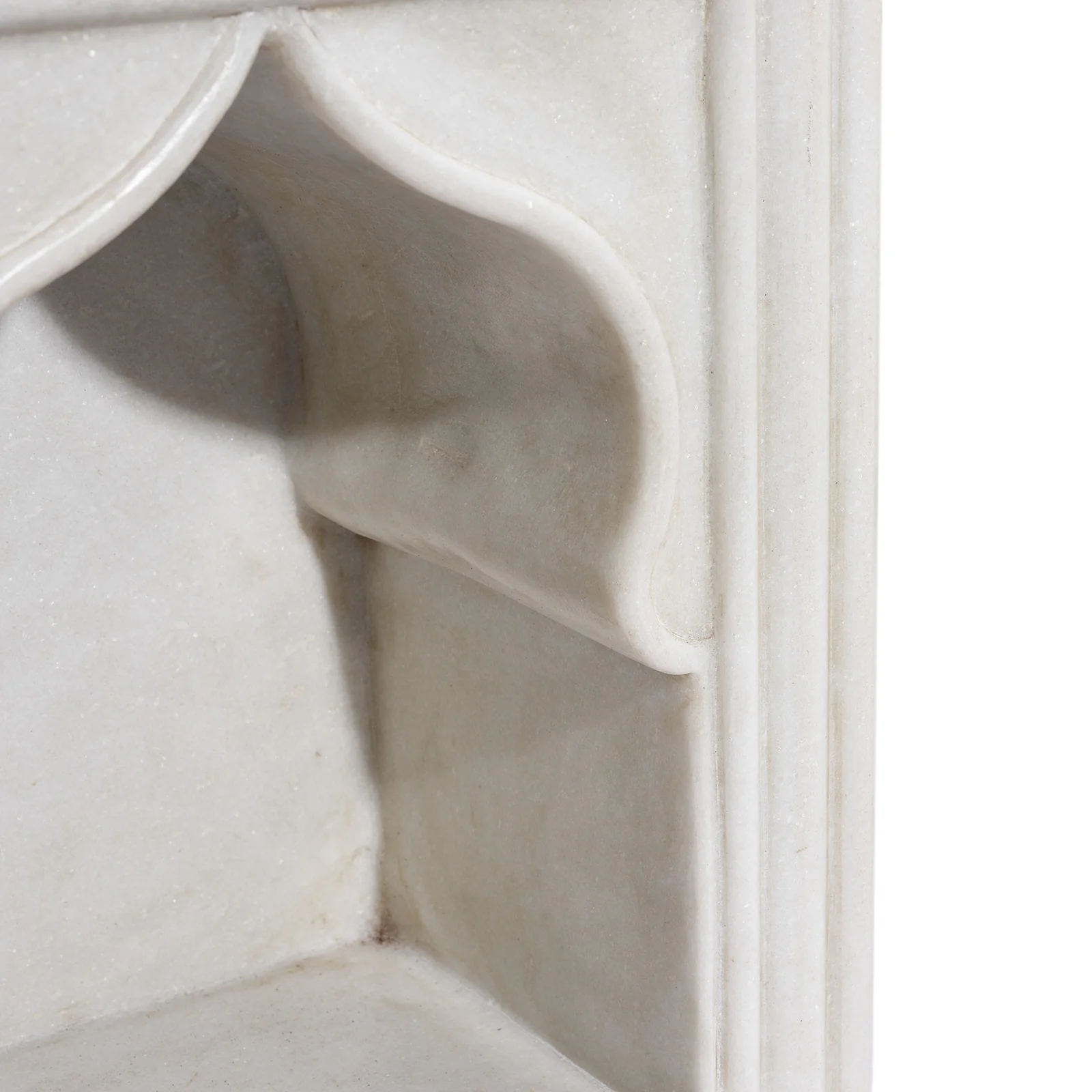 Large Marble Mughal Single Lamp Niche - Mughal Style - Image 6
