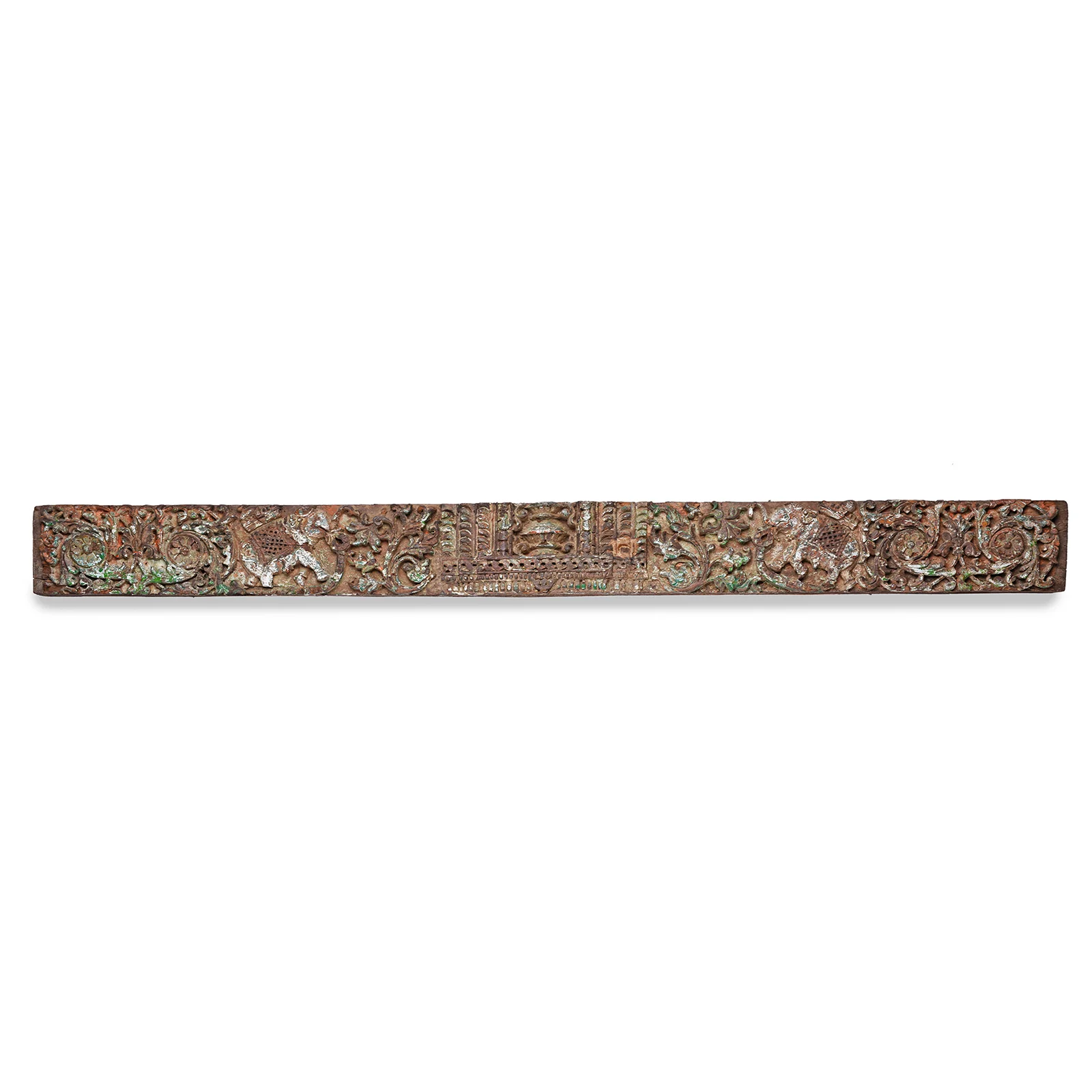 Carved Kalaśa Lintel Panel From Gujarat - 19th Century