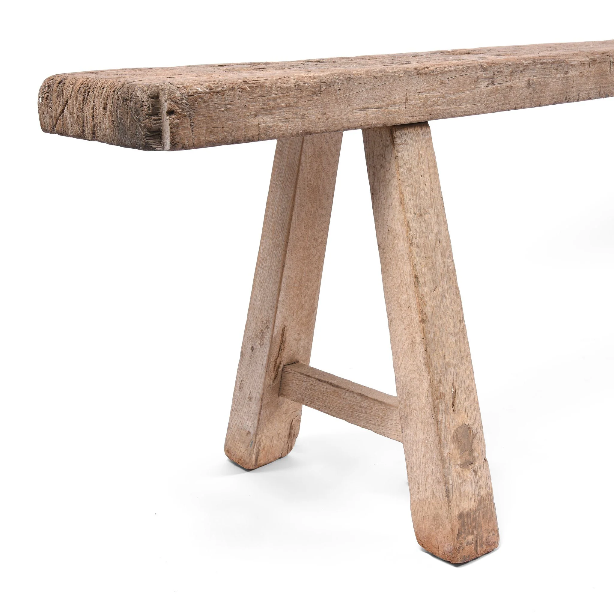 Farmhouse Chinese Bench From Henan - 19thC - Image 2