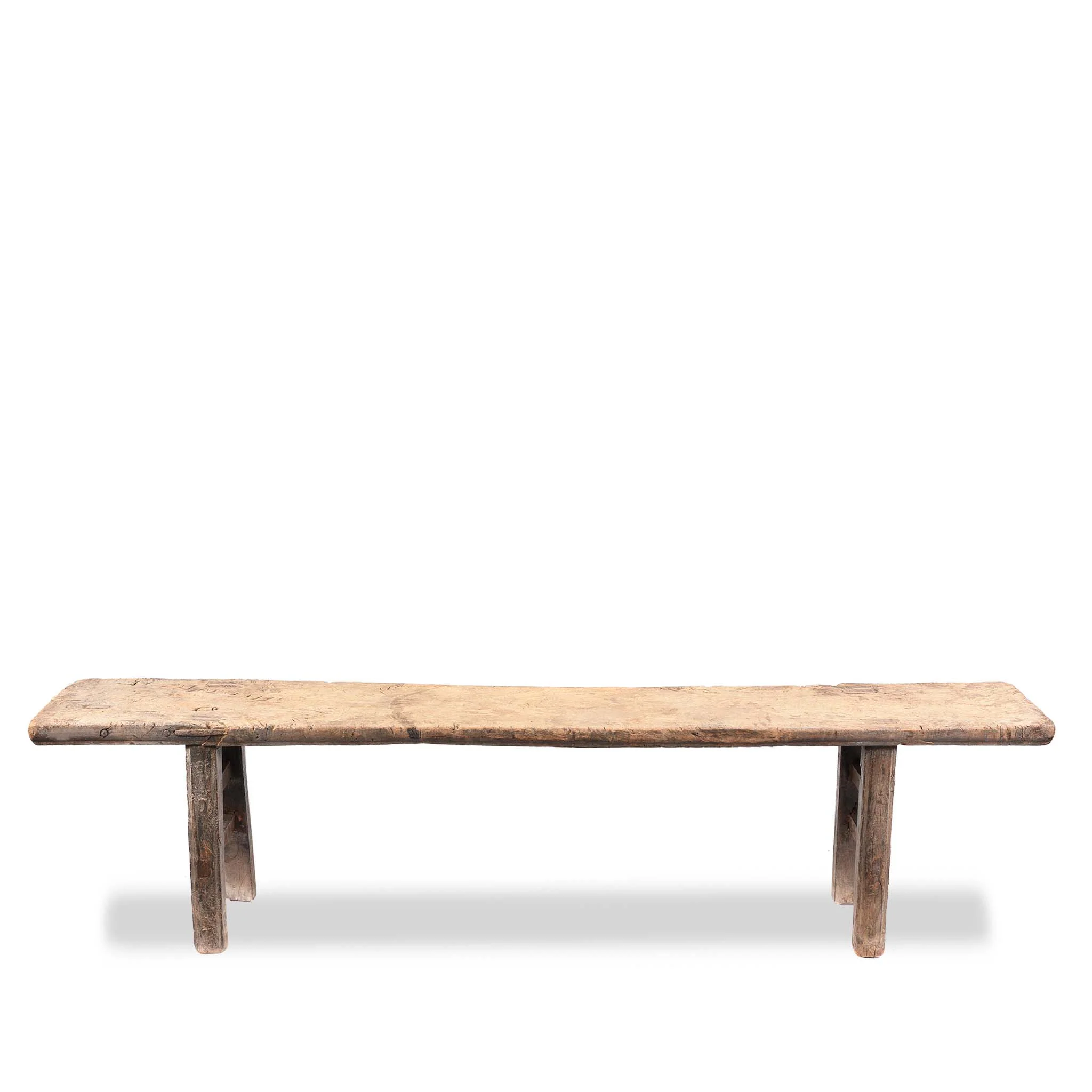 Walnut Bench From Shanxi - 19thC