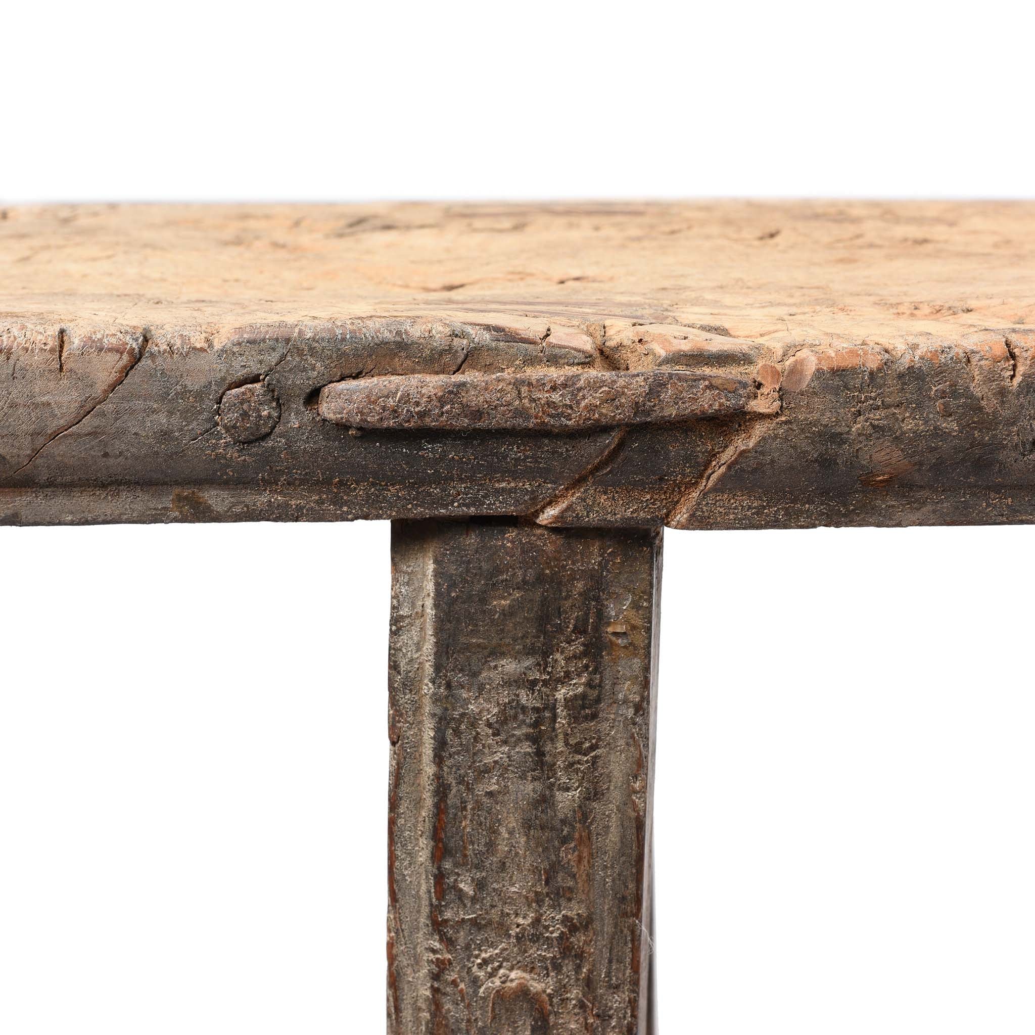 Walnut Bench From Shanxi - 19thC - Image 3
