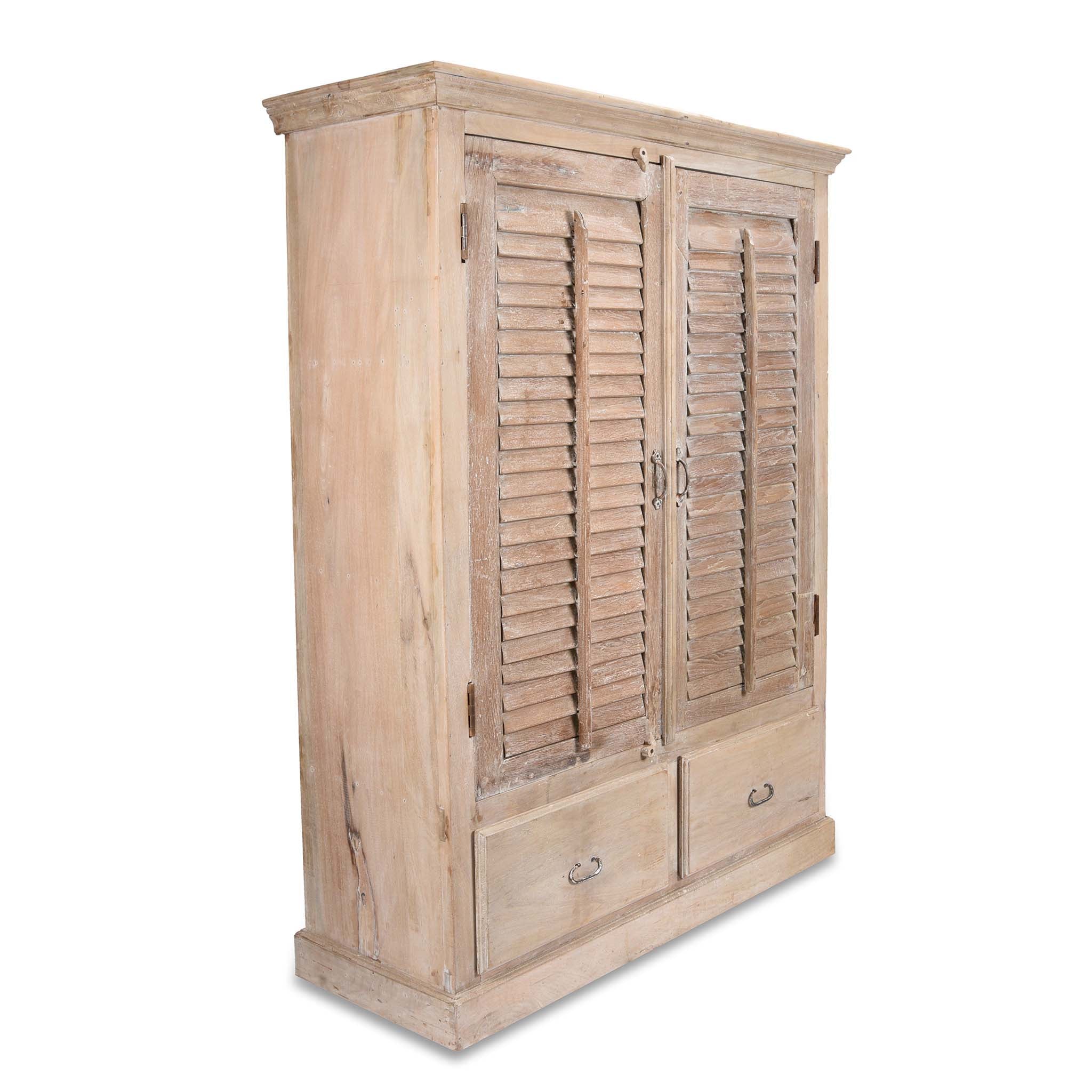 Louvre Cabinet Made From Reclaimed Teak From Rajasthan - Image 4