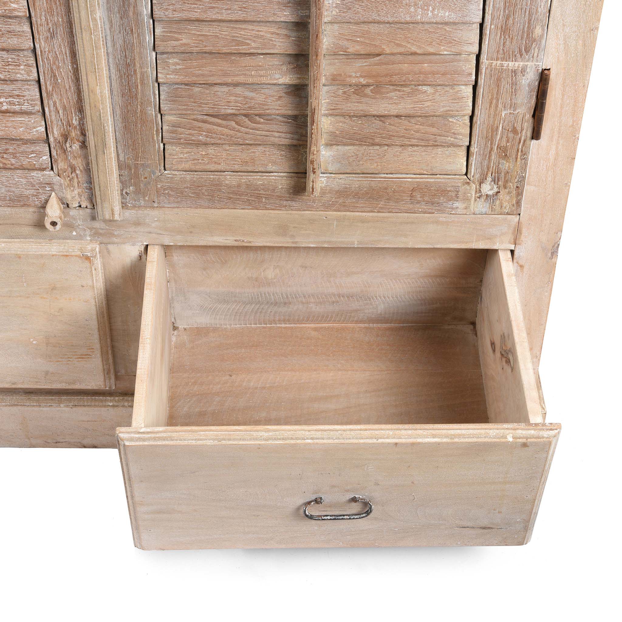 Louvre Cabinet Made From Reclaimed Teak From Rajasthan - Image 6