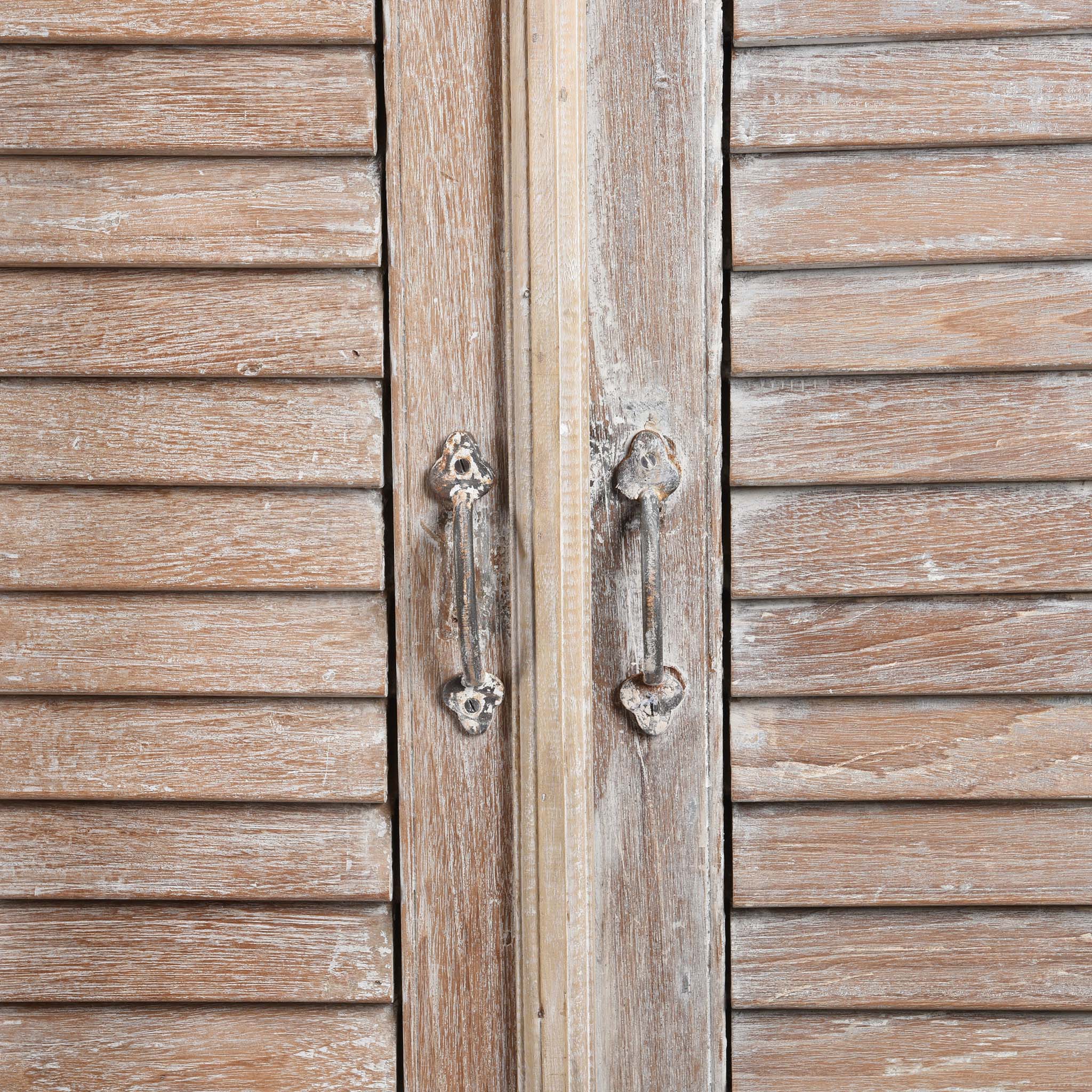 Louvre Cabinet Made From Reclaimed Teak From Rajasthan - Image 9