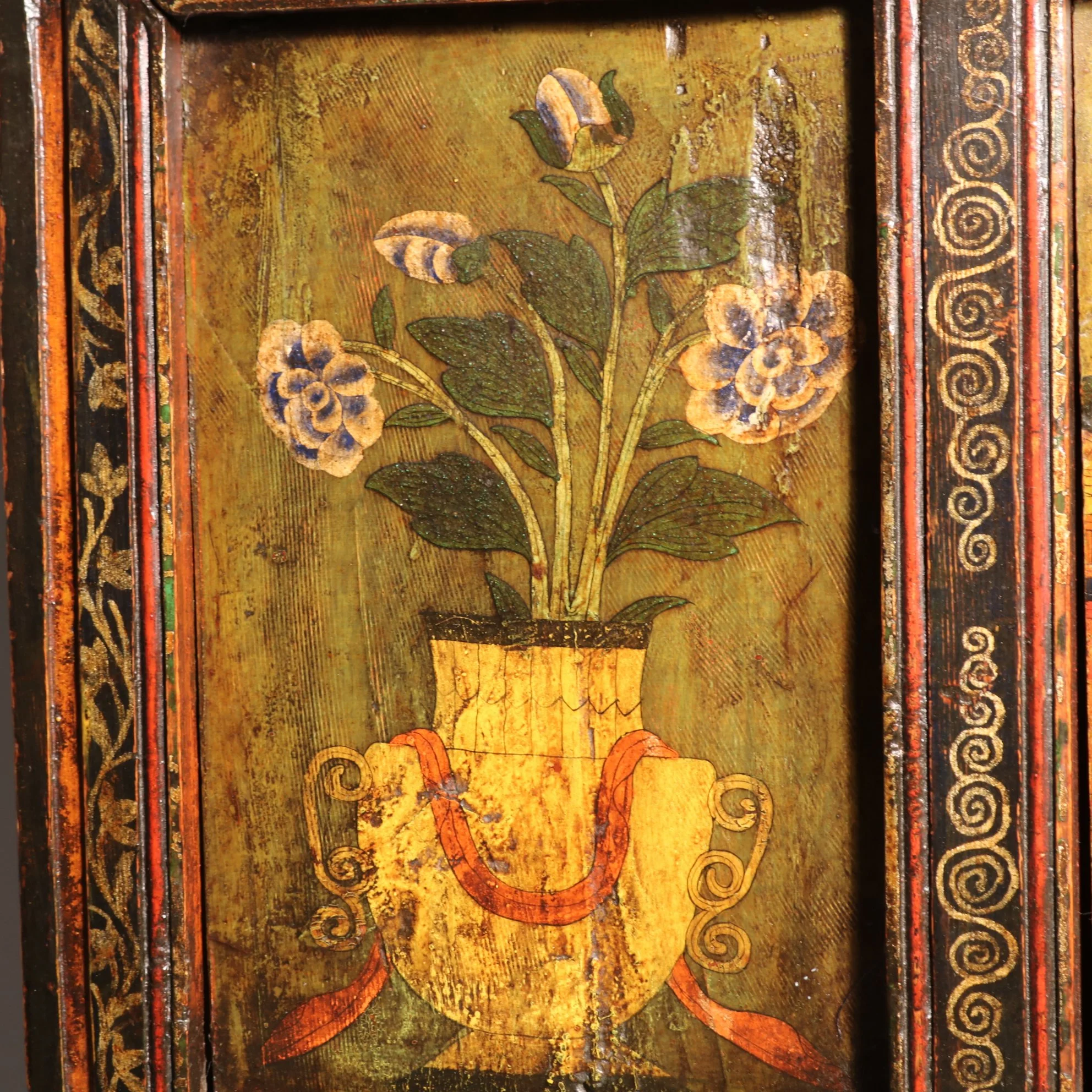 Painted Tibetan Cabinet - 19thC - Image 3