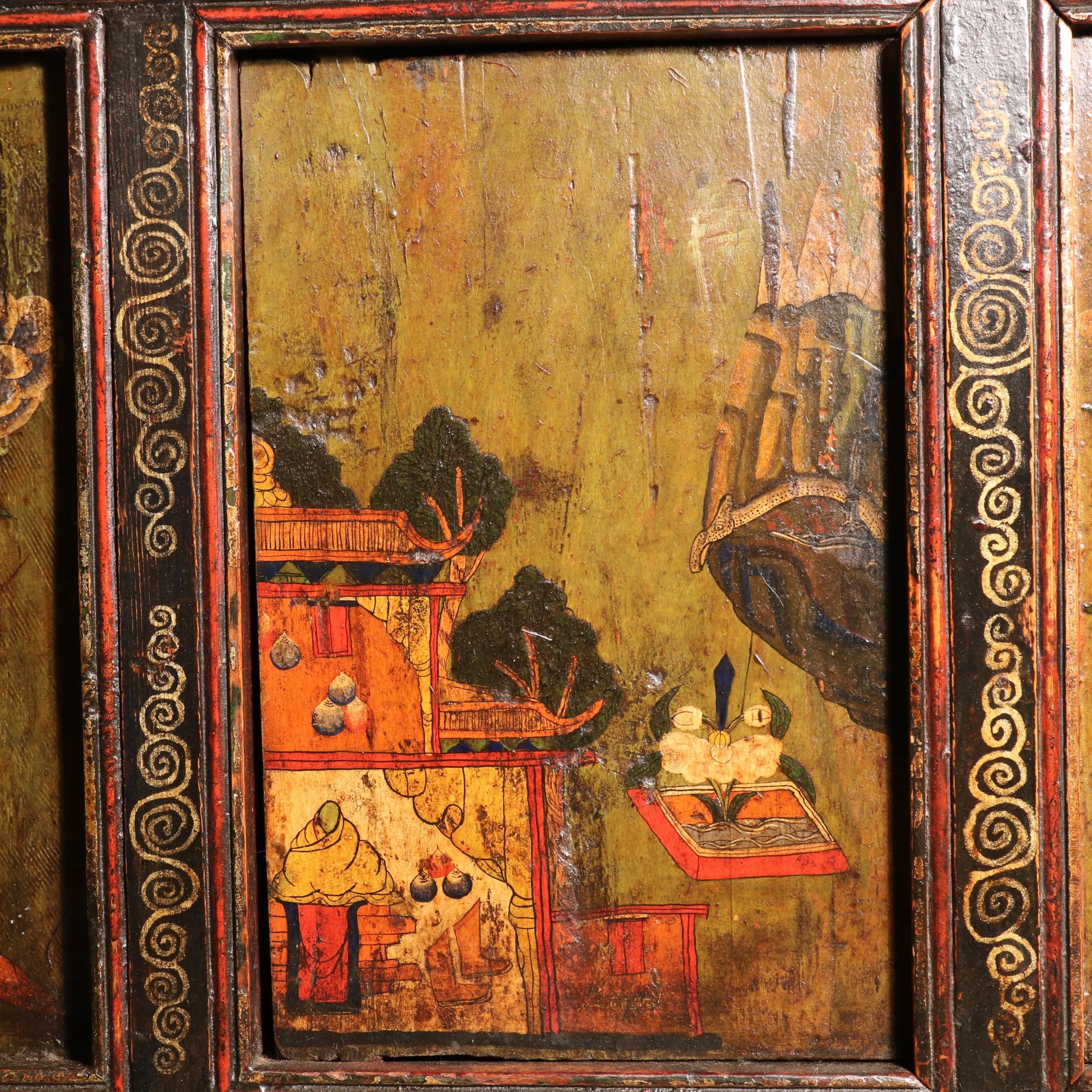 Painted Tibetan Cabinet - 19thC - Image 4