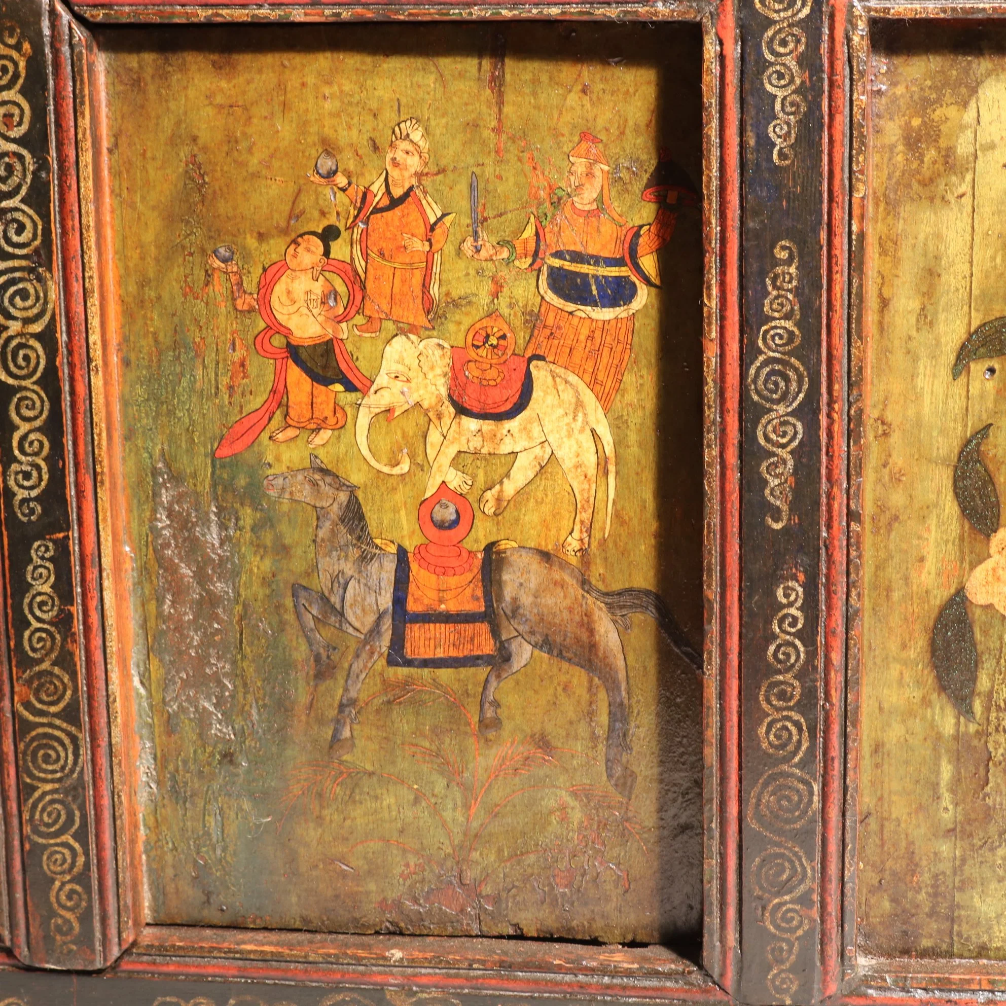 Painted Tibetan Cabinet - 19thC - Image 8