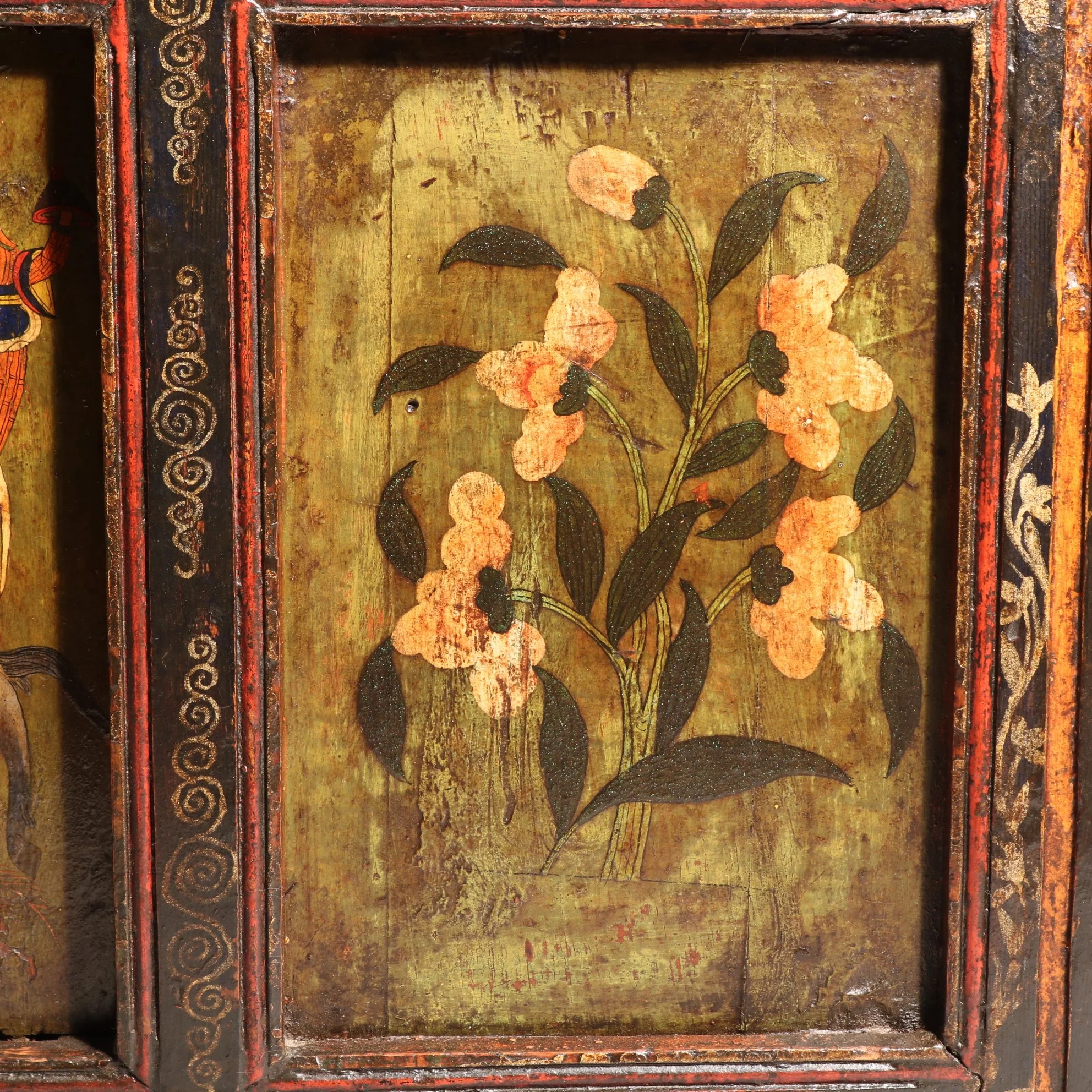 Painted Tibetan Cabinet - 19thC - Image 9