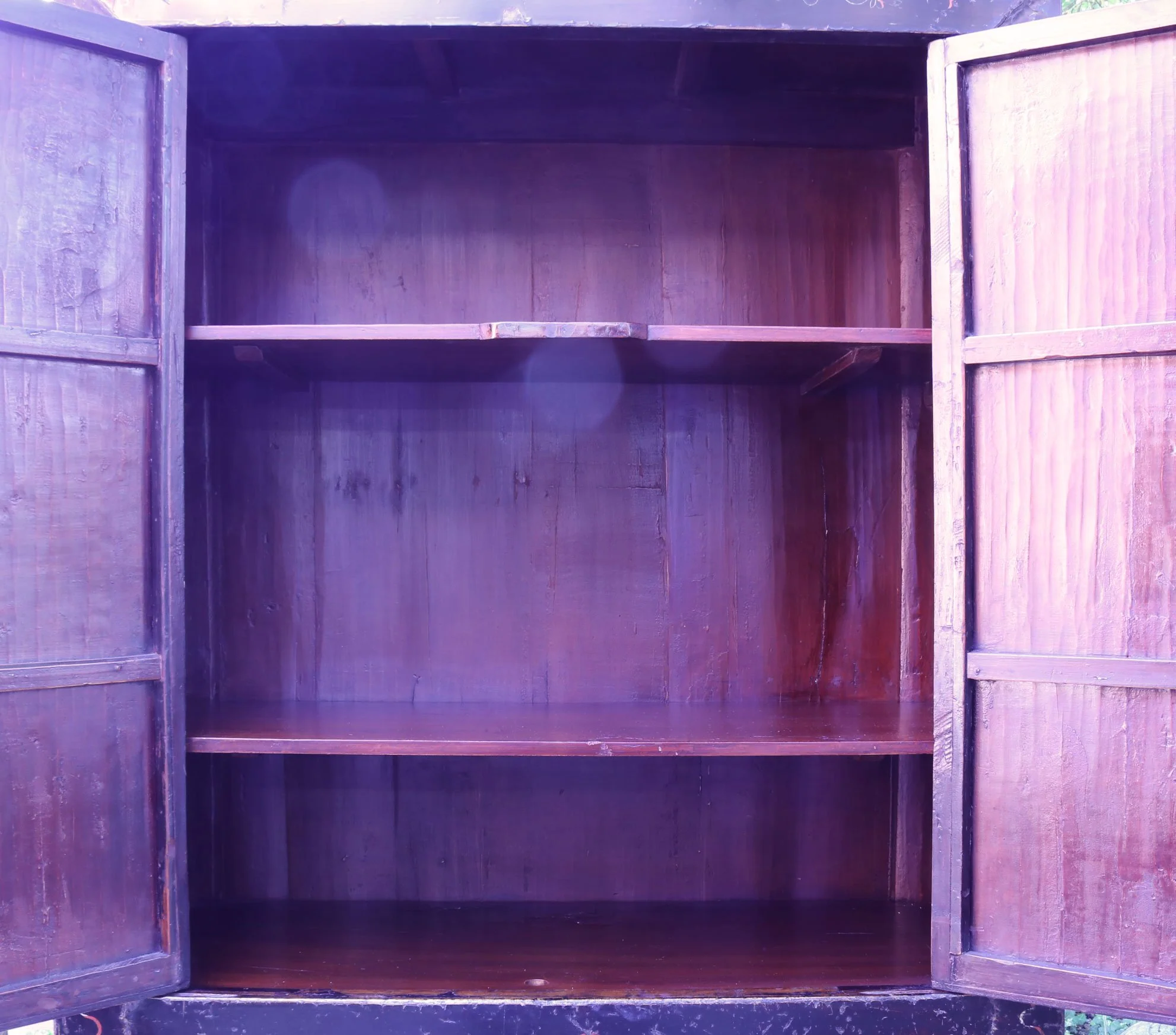 Original Black Lacquer Cabinet - From Shanxi Province - 19thC - Image 3