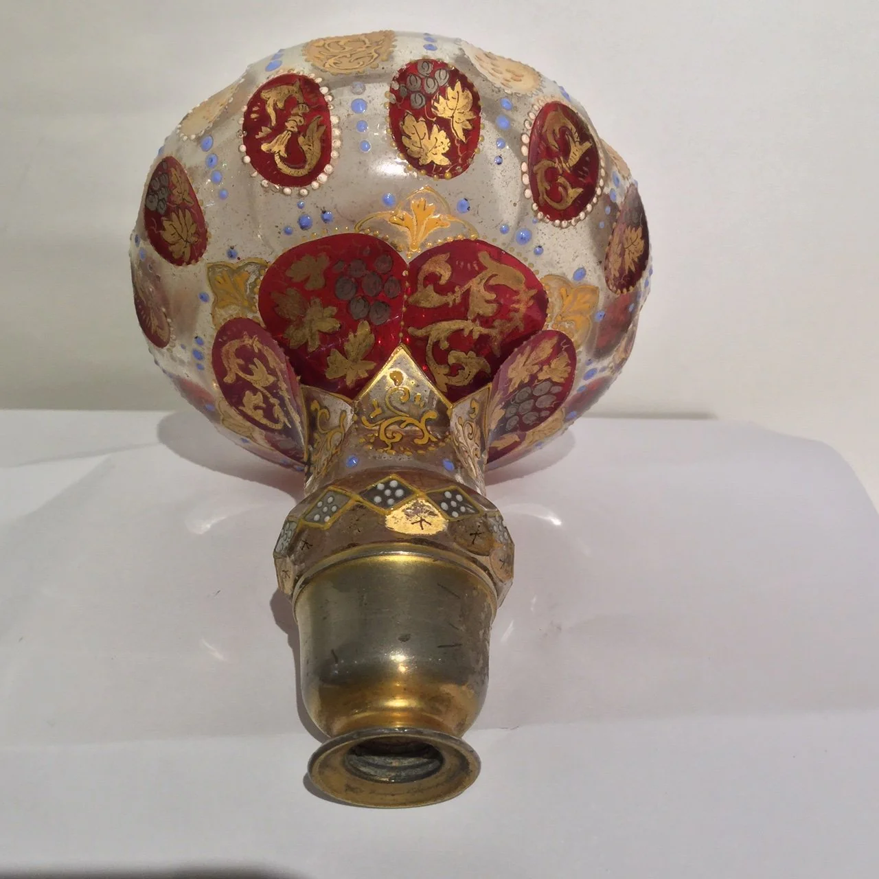 Bohemian Cut Glass Flask - 19th Century - Image 4