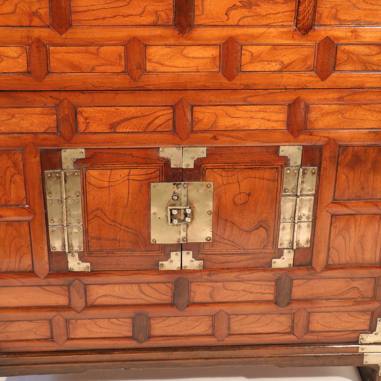Korean Cabinet - late 19thC - Zelkova Wood Front - Image 3