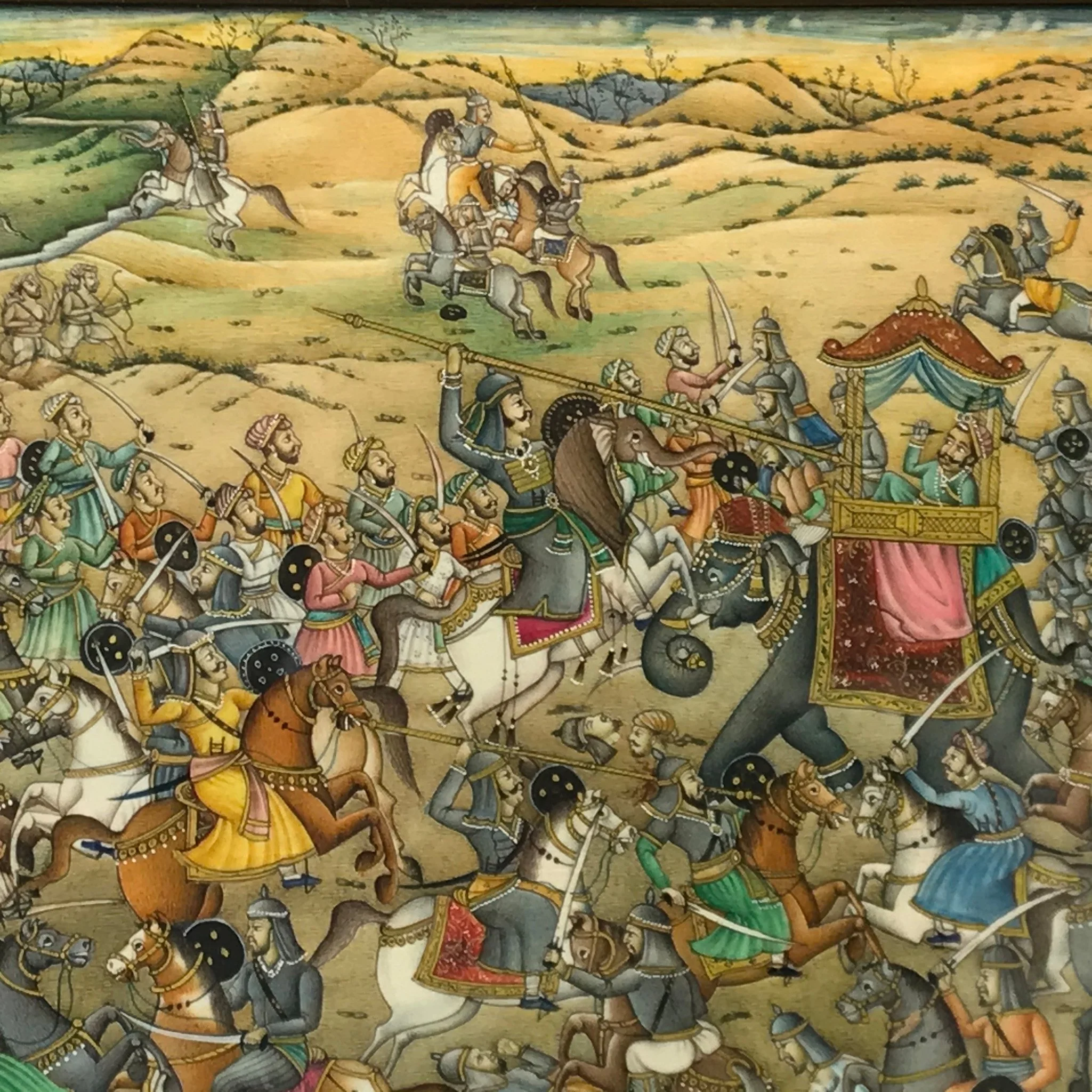 Gilt Framed Painting On Ivory From India - 19th Century - Image 2