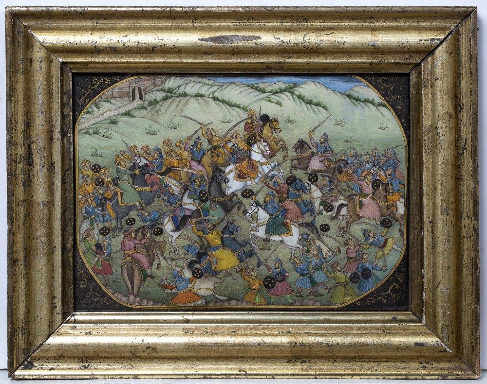 Gilt Framed Painting On Ivory From India - 19th Century - Image 4
