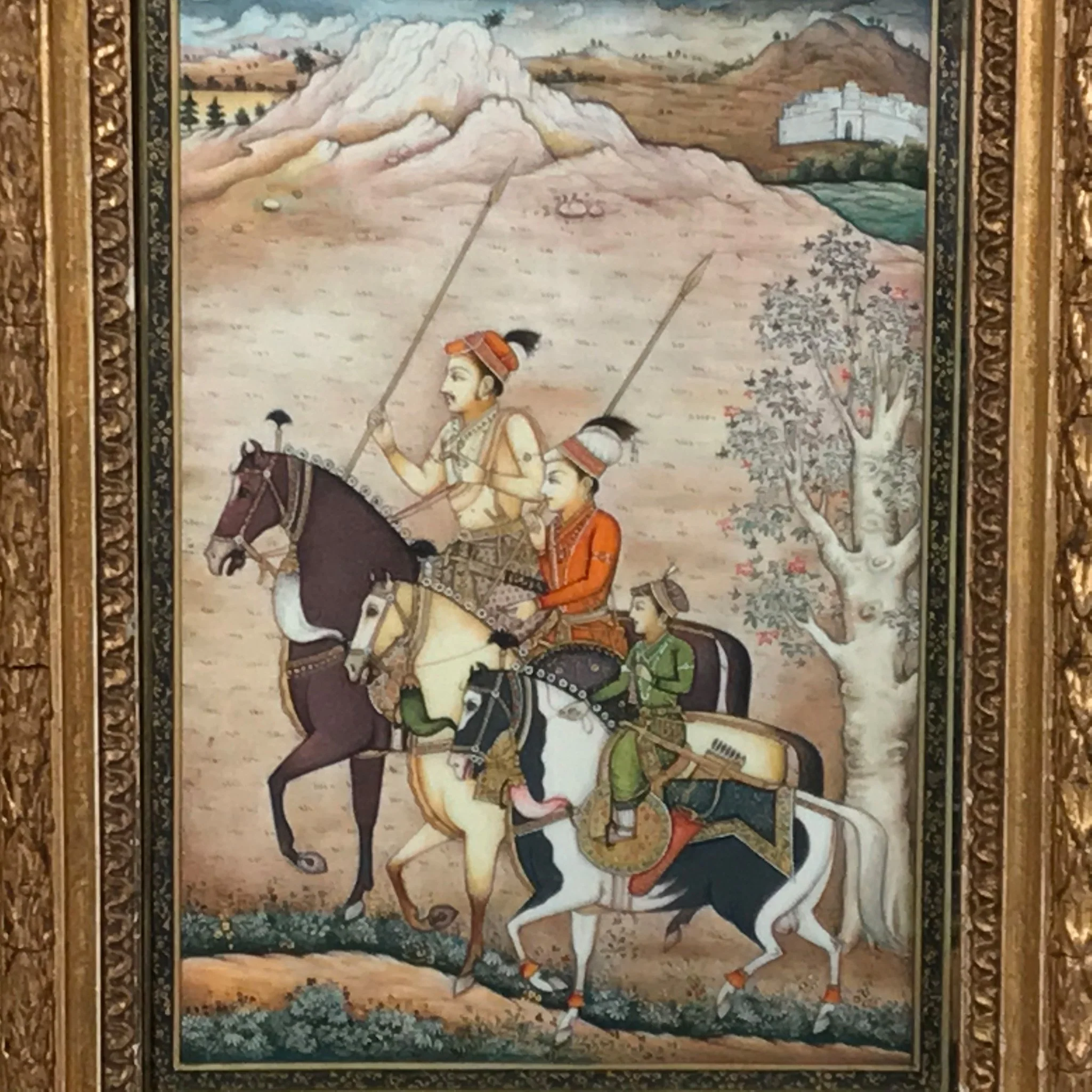 Gilt Framed Painting On Ivory From India - 19th Century - Image 2