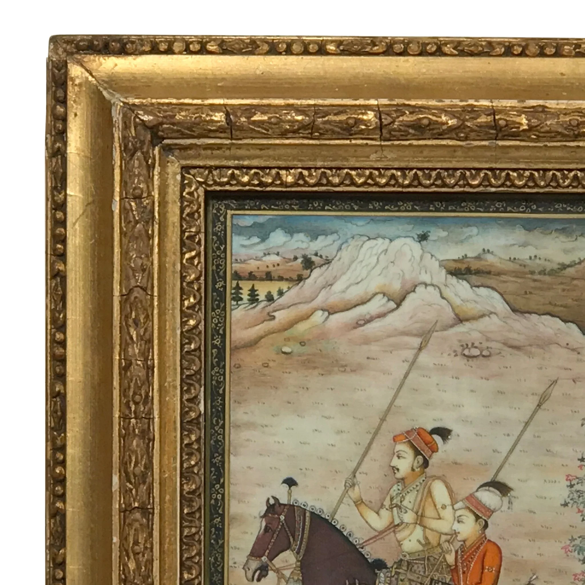 Gilt Framed Painting On Ivory From India - 19th Century - Image 3