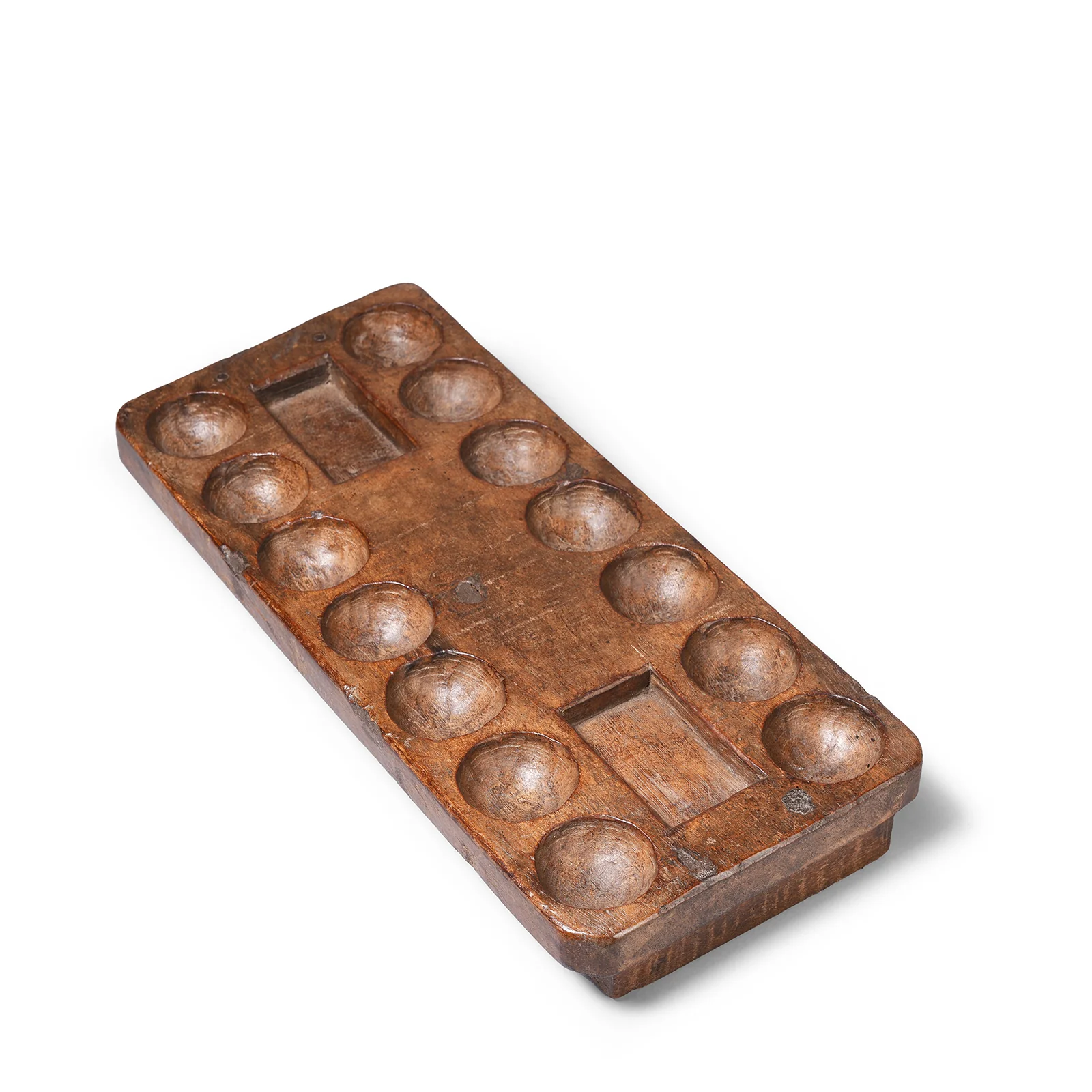 Pallanguzhi Game Board From Kerala - 19th Century - Image 3