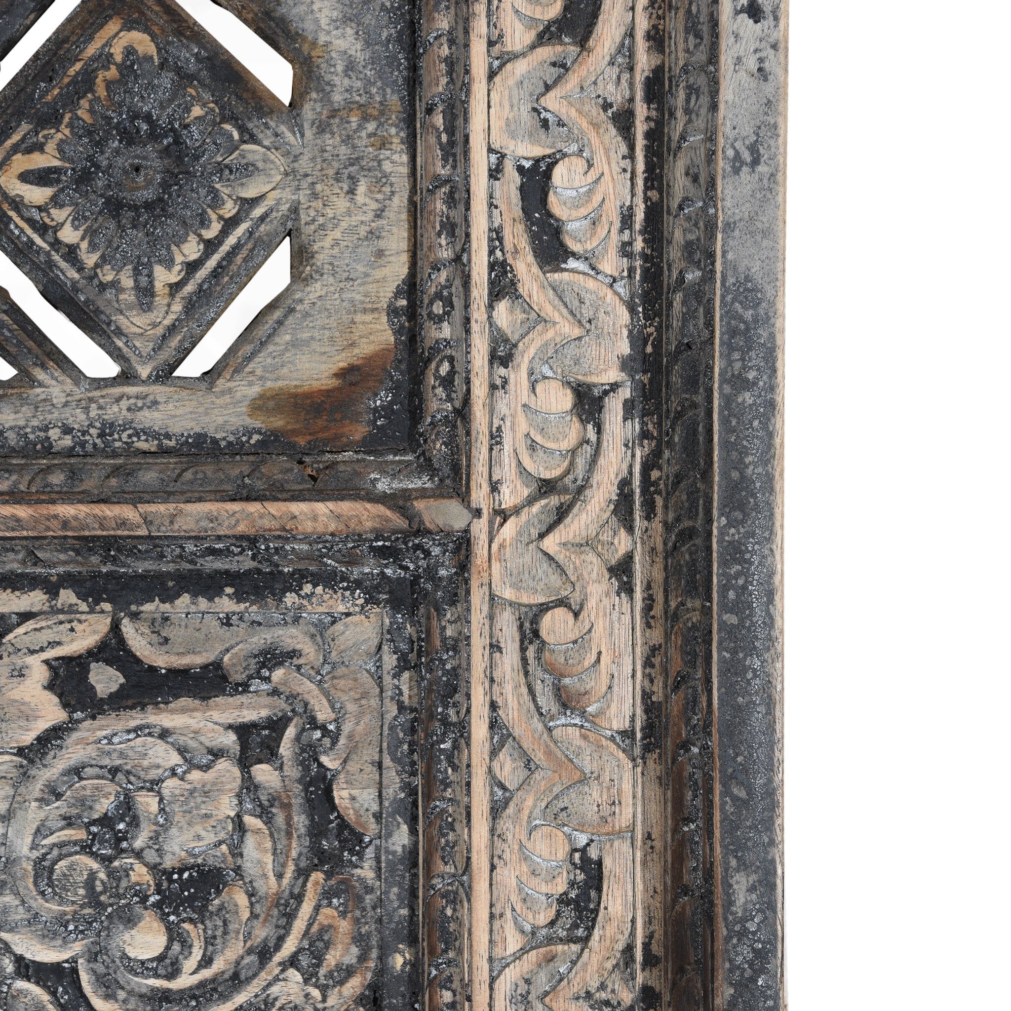 Indian Mango Wood Mihrab Mirror - Image 4