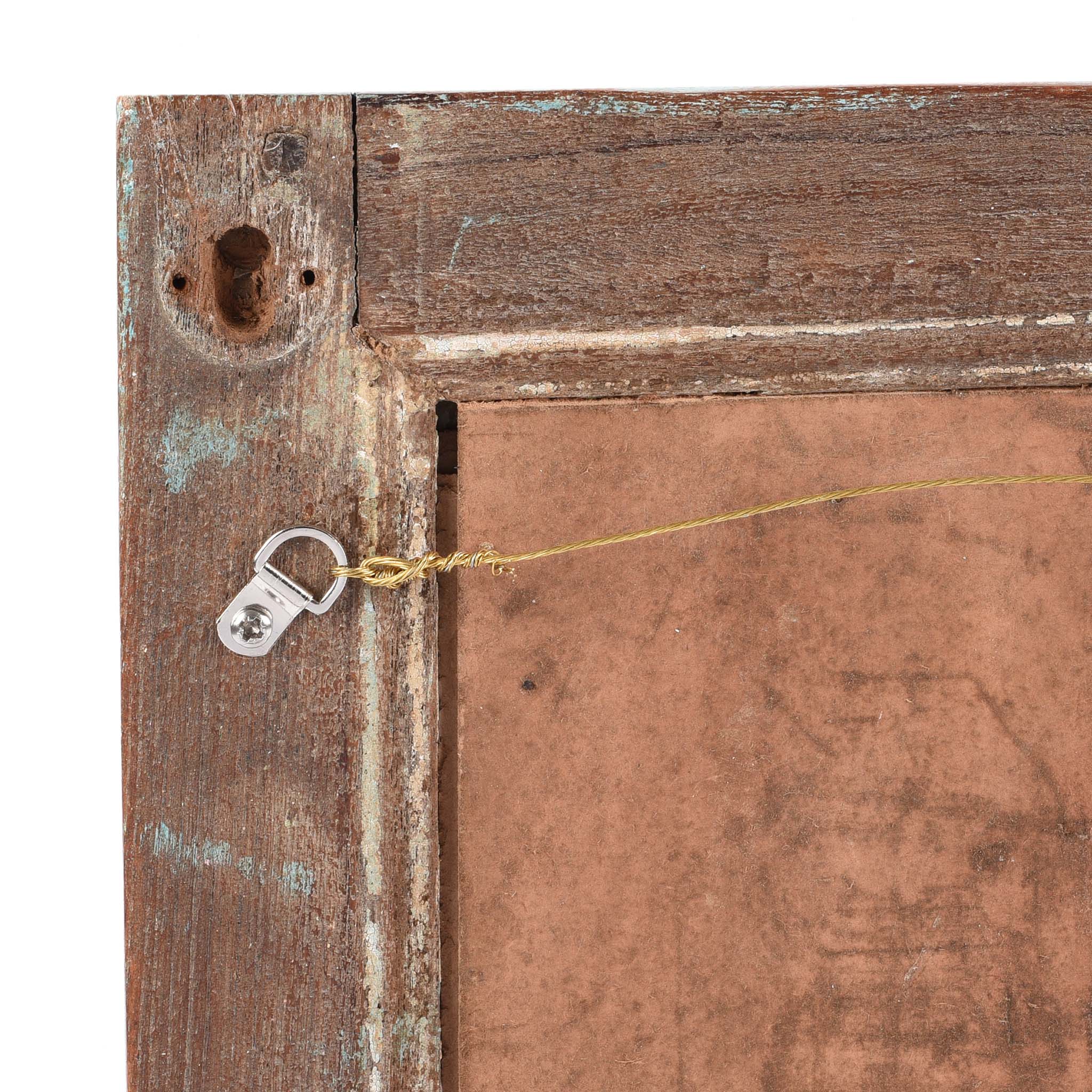 Mihrab Mirror Frame Made From Old Teak - Image 4