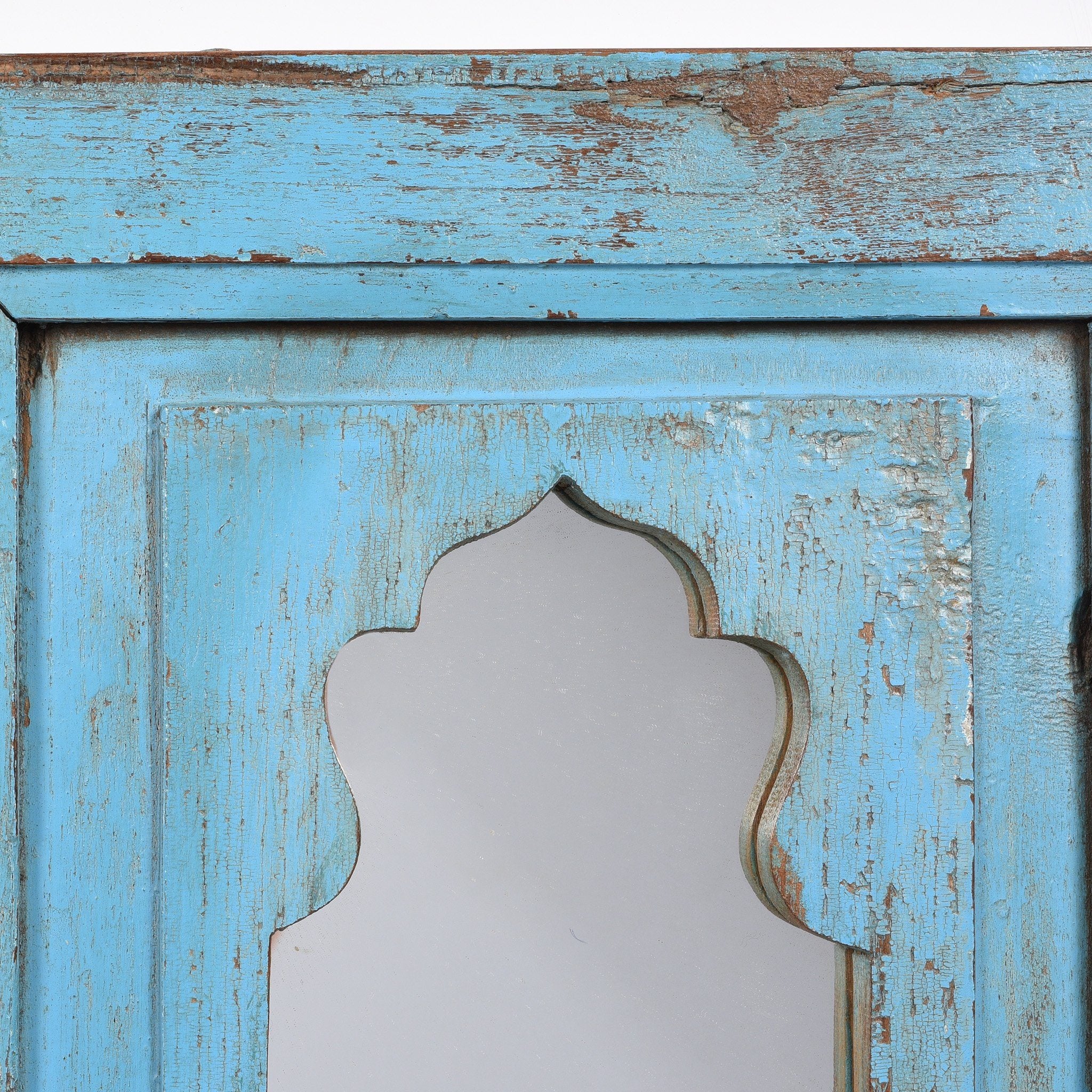 Small Mihrab Mirror Made From Old Teak - Image 2