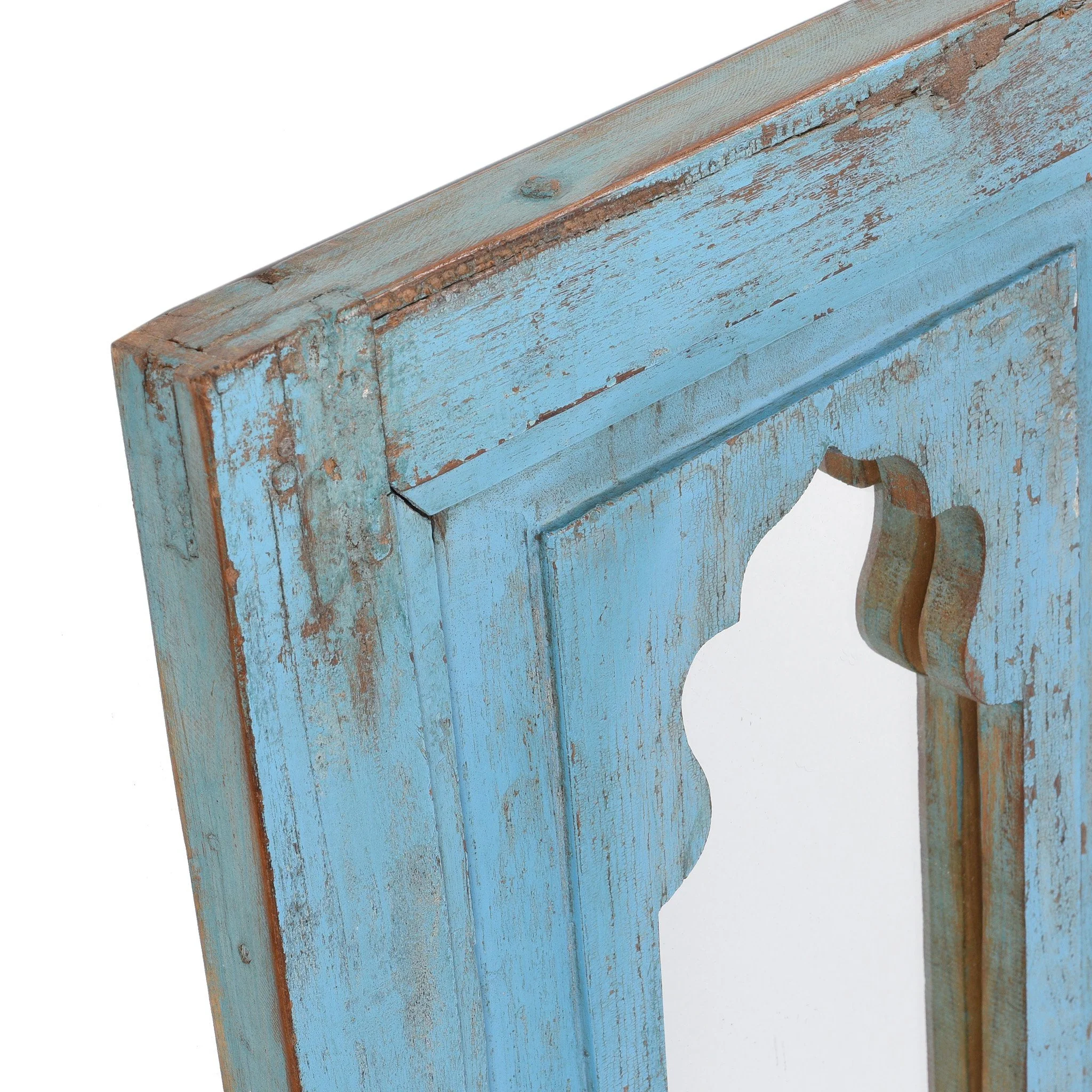 Small Mihrab Mirror Made From Old Teak - Image 3