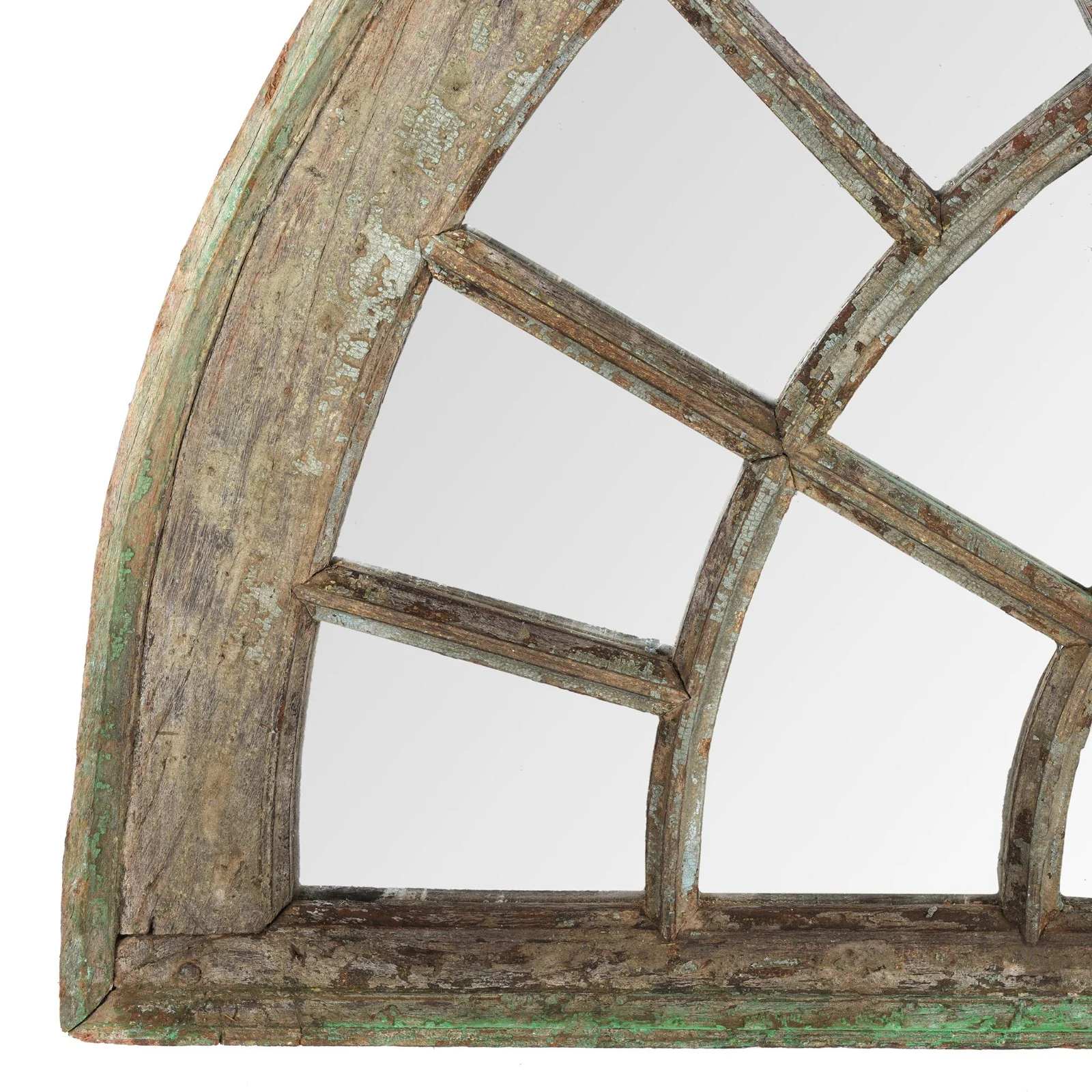Indian Fanlight Mirror - 19th Century - Image 3