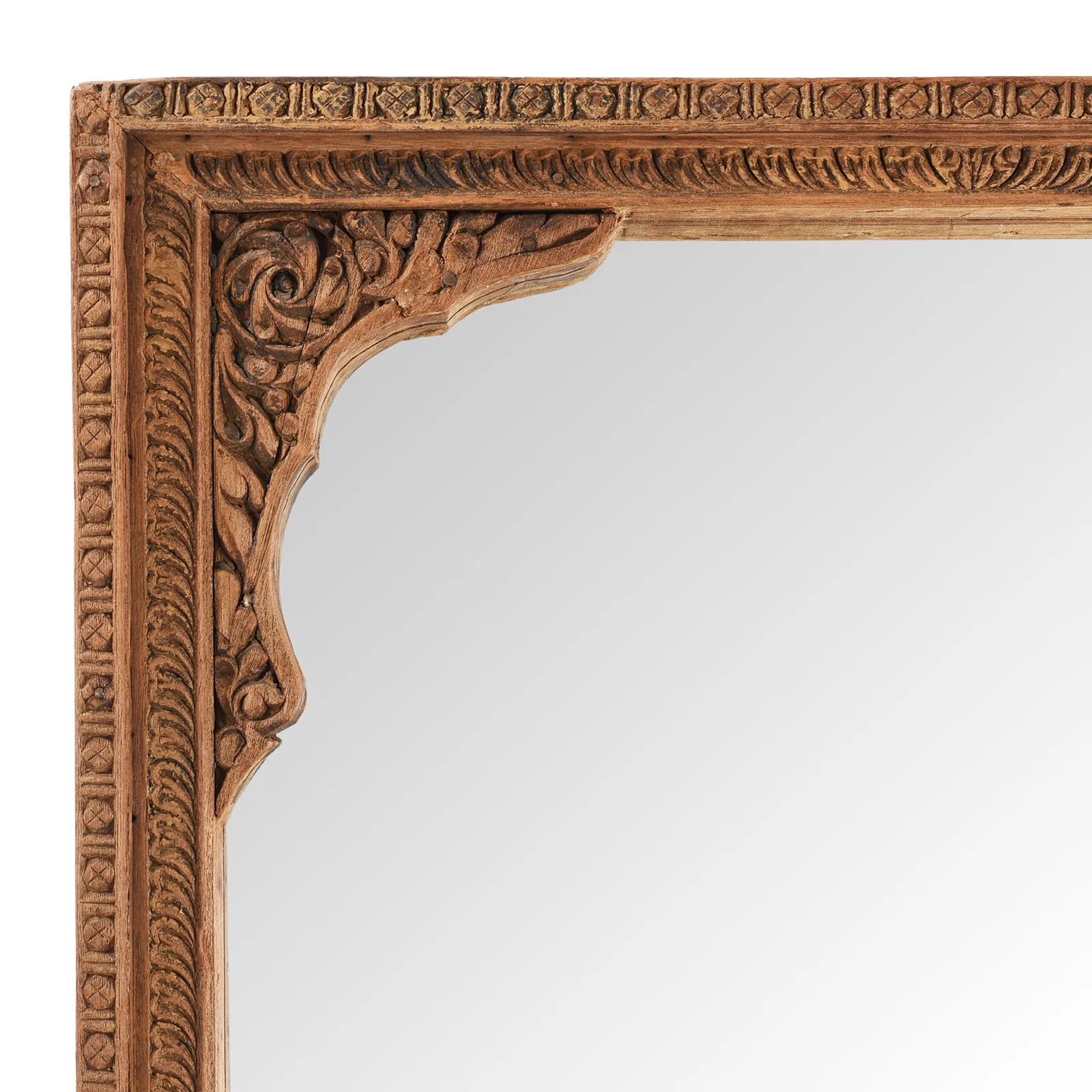 Mirror Made From An Old Shekhawati Window - 19th Century - Image 3