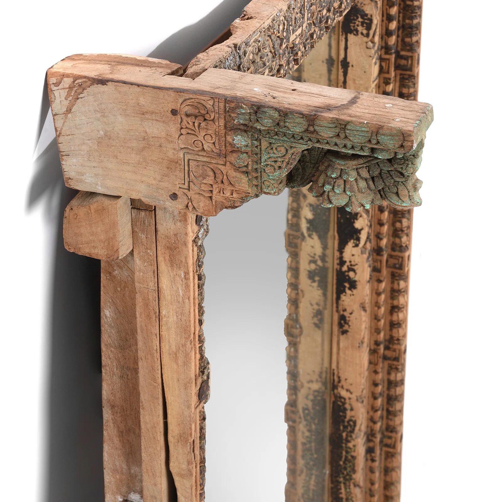 Mirror Made From An Old Door From Nagaur - 19thC (108 x 195cm) - Image 6
