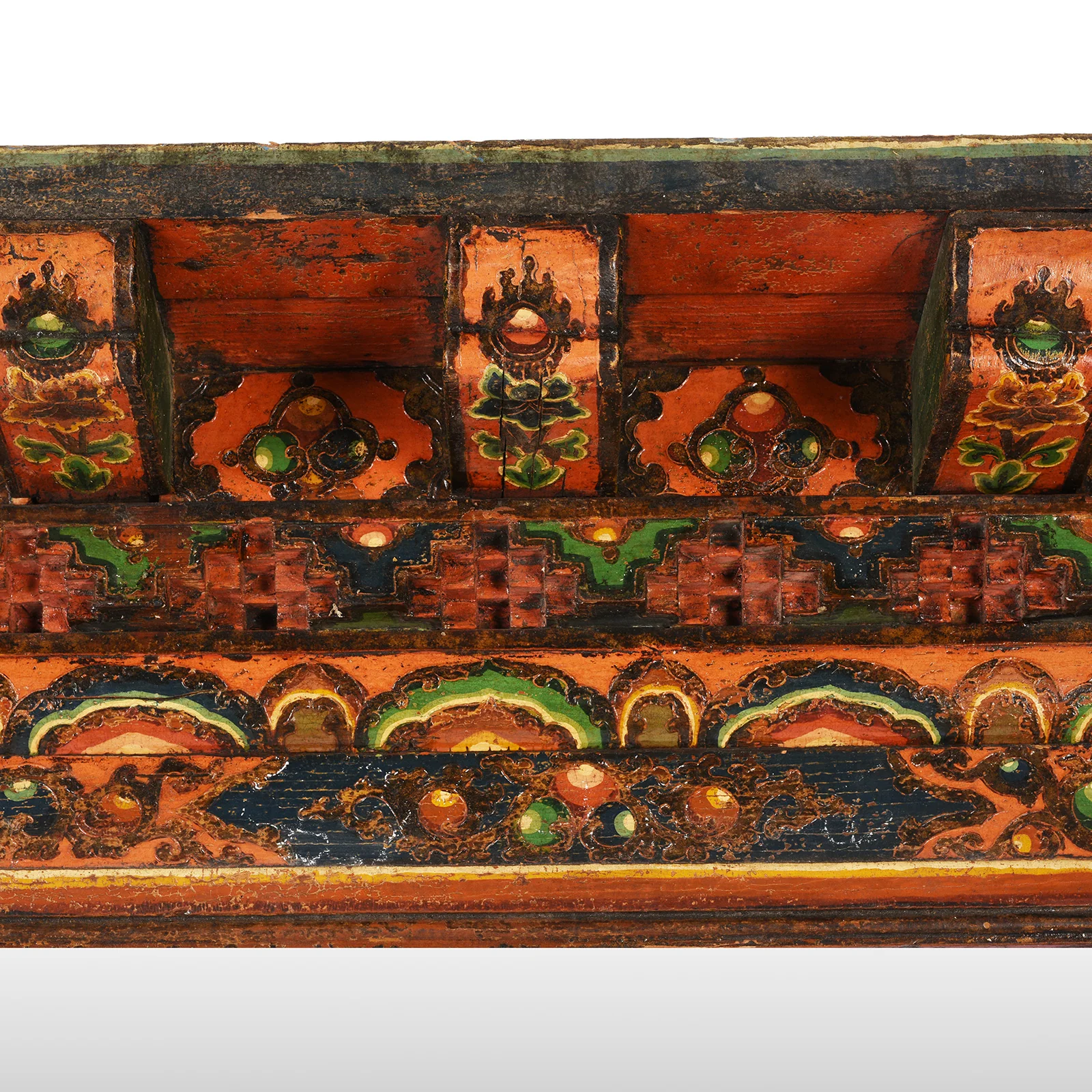 Old Tibetan Door Mirror - Ca 1910 - Image 5