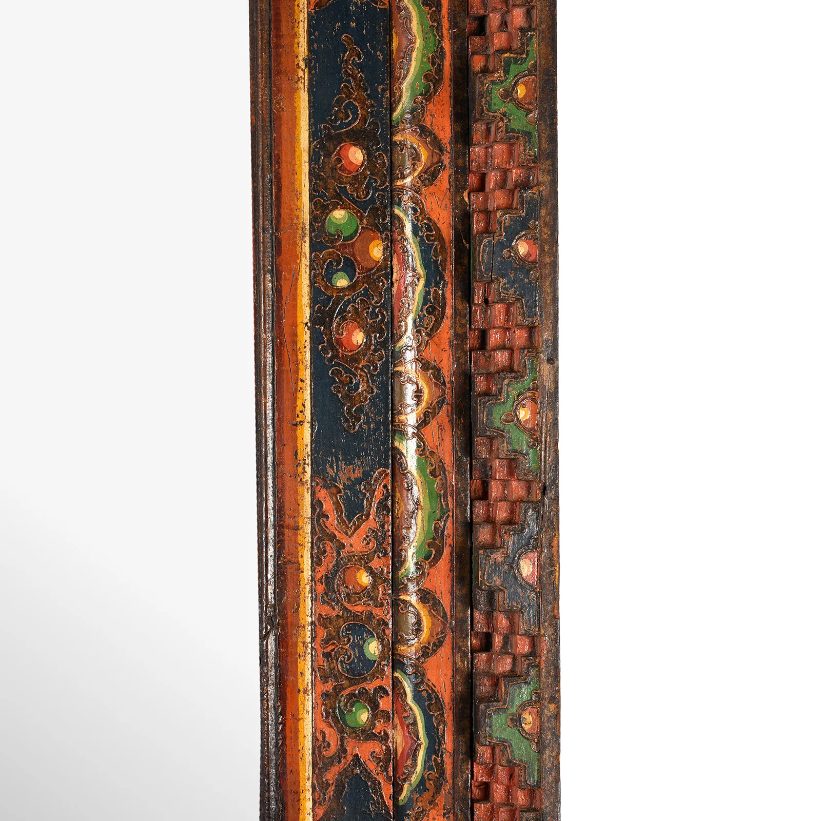 Old Tibetan Door Mirror - Ca 1910 - Image 8
