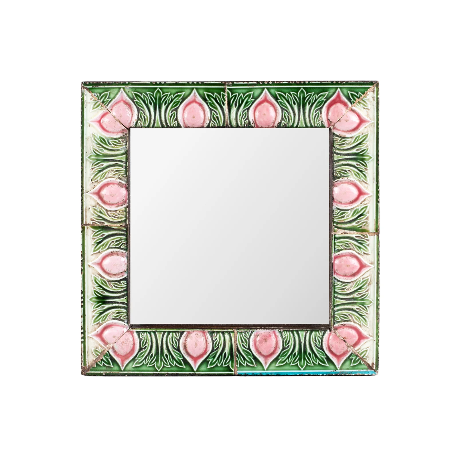 Small Mirror Made From Old Peranakan Ceramic Tiles - Image 6