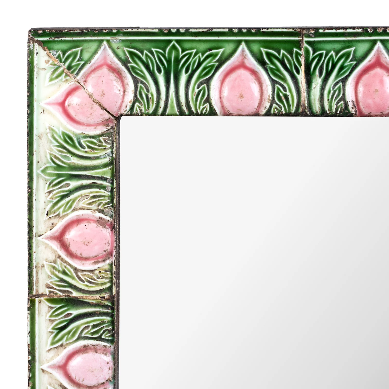 Small Mirror Made From Old Peranakan Ceramic Tiles - Image 8