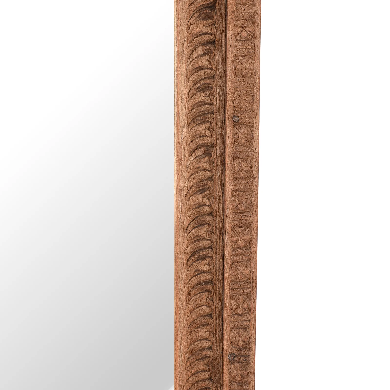 Mirror Made From An Old Shekhawati Window - 19th Century - Image 6
