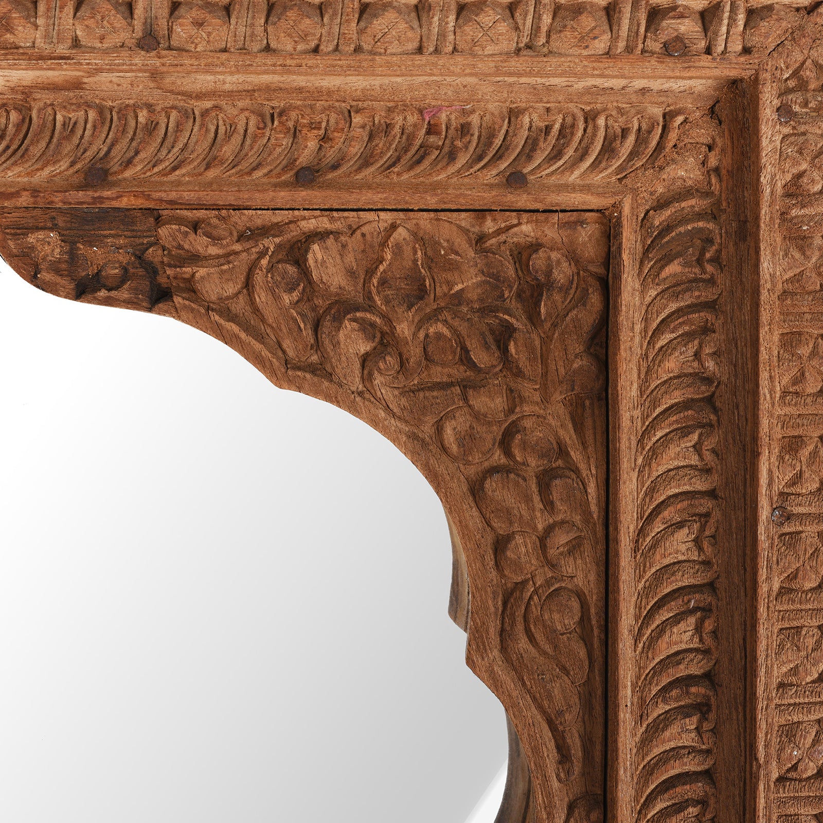 Mirror Made From An Old Shekhawati Window - 19th Century - Image 7