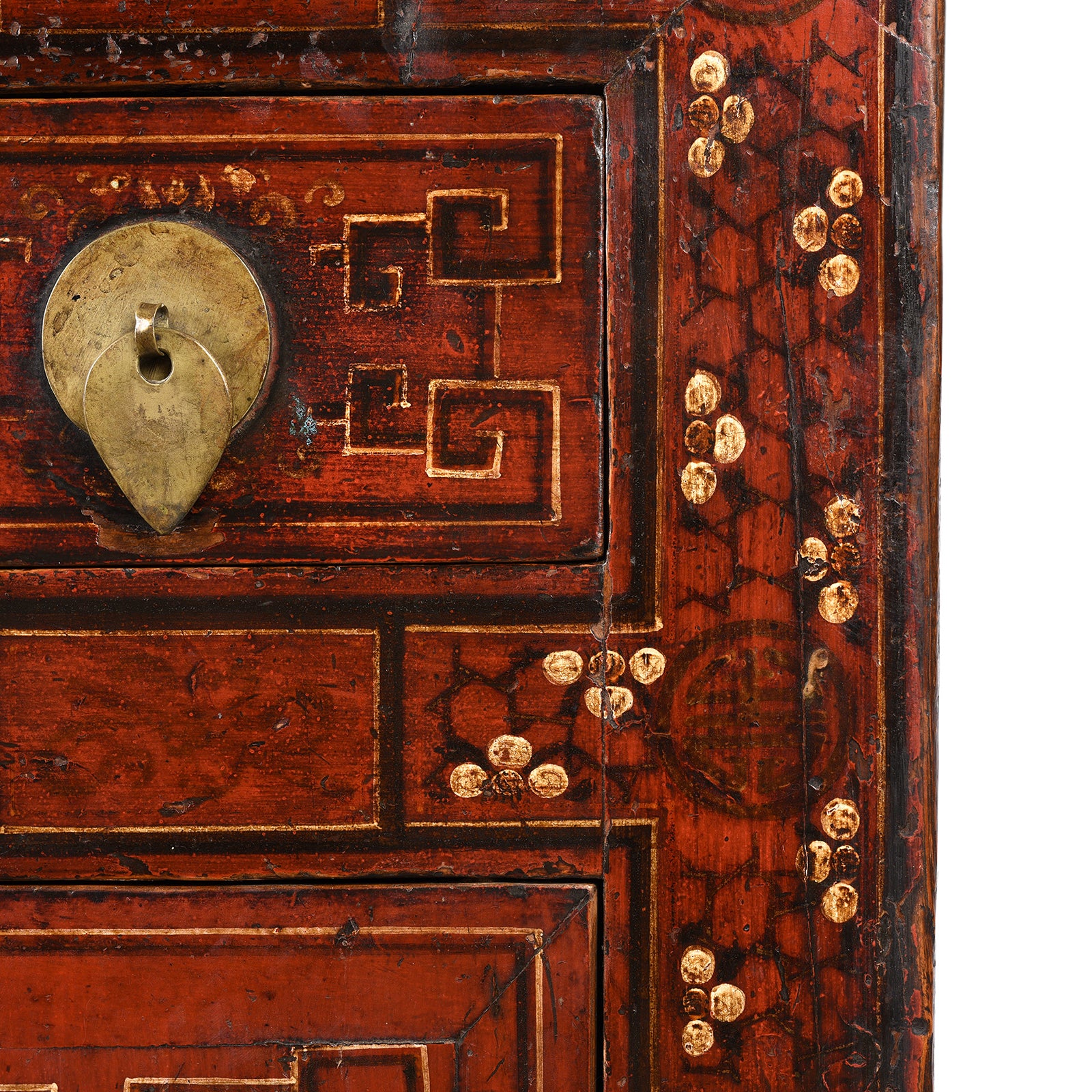 Mongolian Side Cabinet - Early 19th Century - Image 9