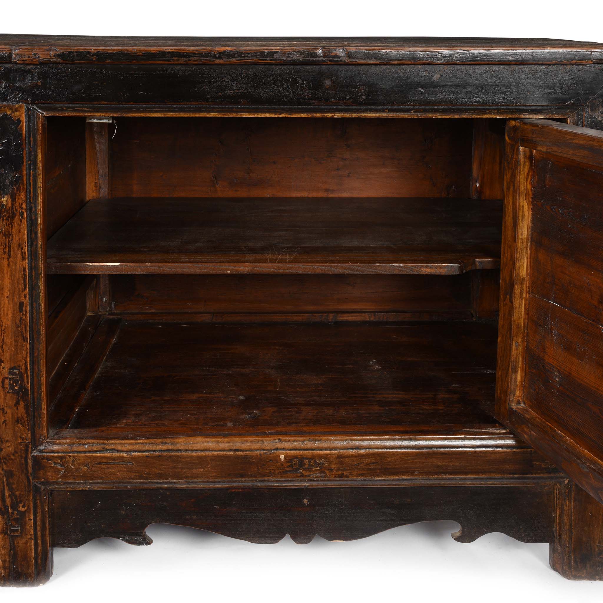Mongolian Sideboard with Original Painting 19thC - Image 5