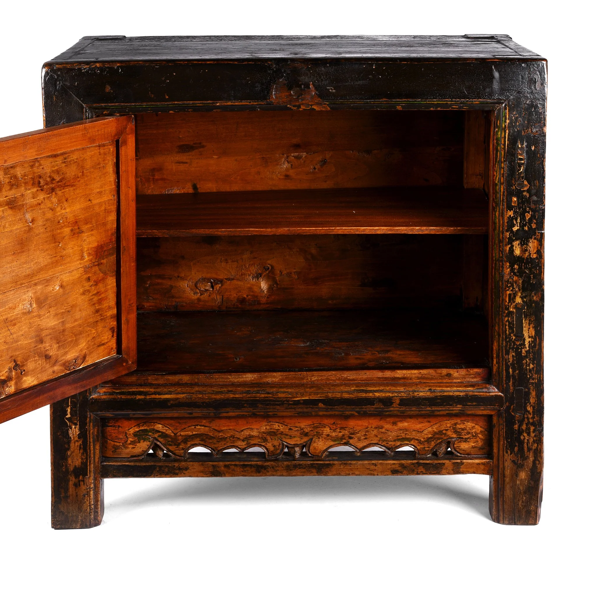 Mongolian Sideboard With Original Painting - 19thC - Image 3