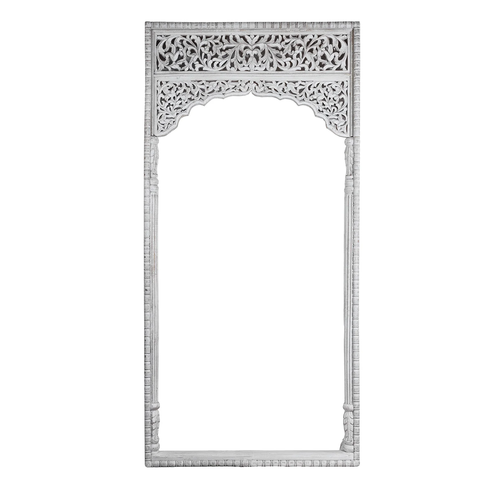 White Painted Mughal Style Archway