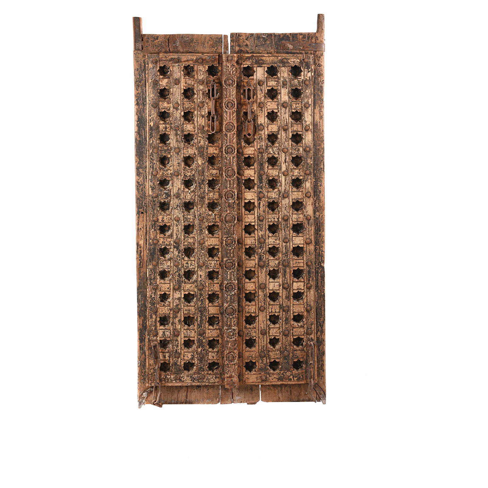 Mughal Style Carved Indian Door From Madhya Pradesh - 18thC - Image 10