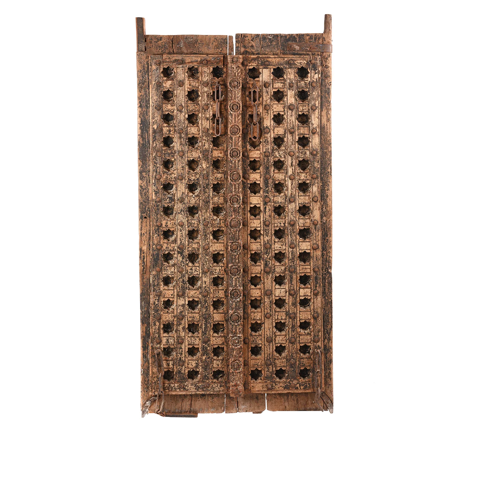 Mughal Style Carved Indian Door From Madhya Pradesh - 18thC - Image 2