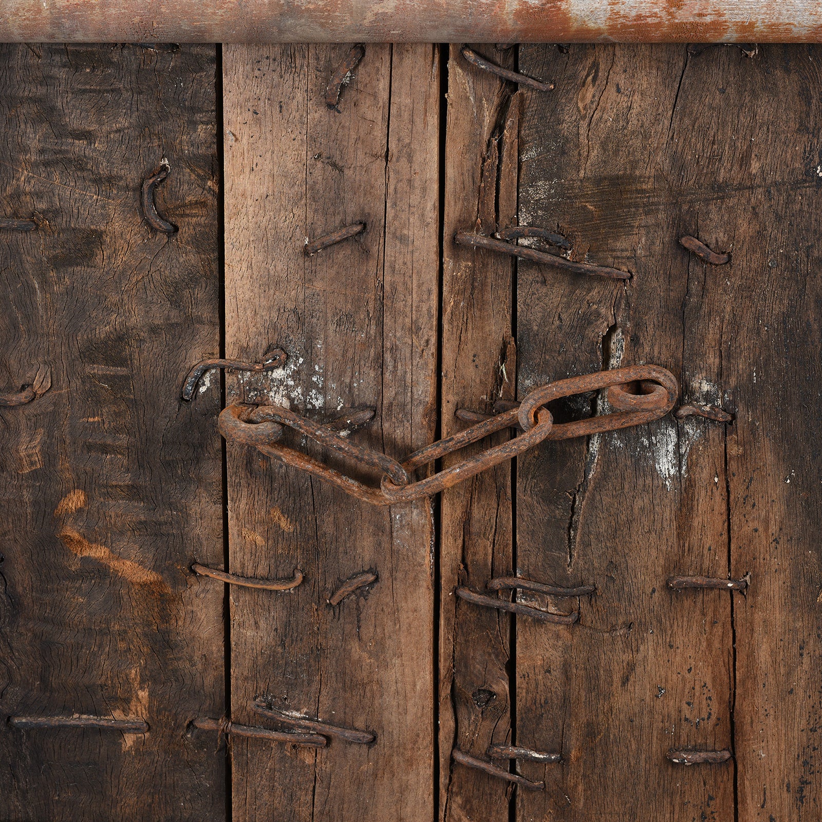 Mughal Style Carved Indian Door From Madhya Pradesh - 18thC - Image 8