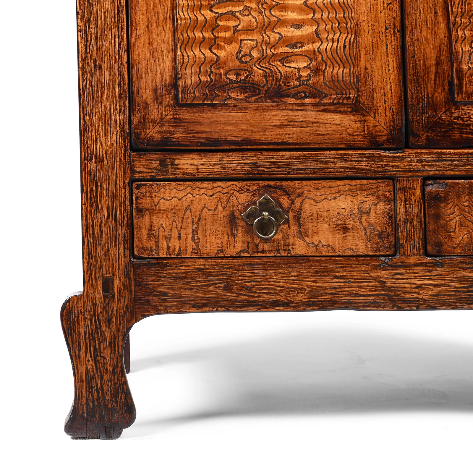 Mulberry Chinese Cabinet From Gansu - 19thC - Image 6