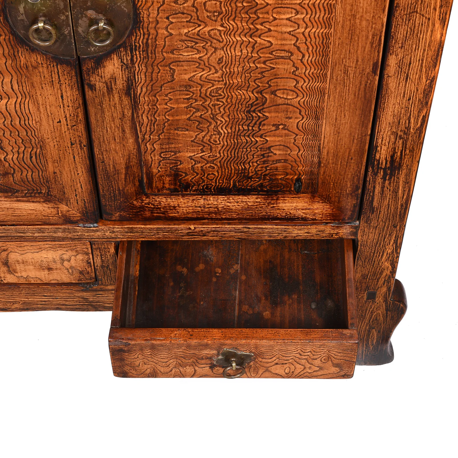 Mulberry Chinese Cabinet From Gansu - 19thC - Image 7
